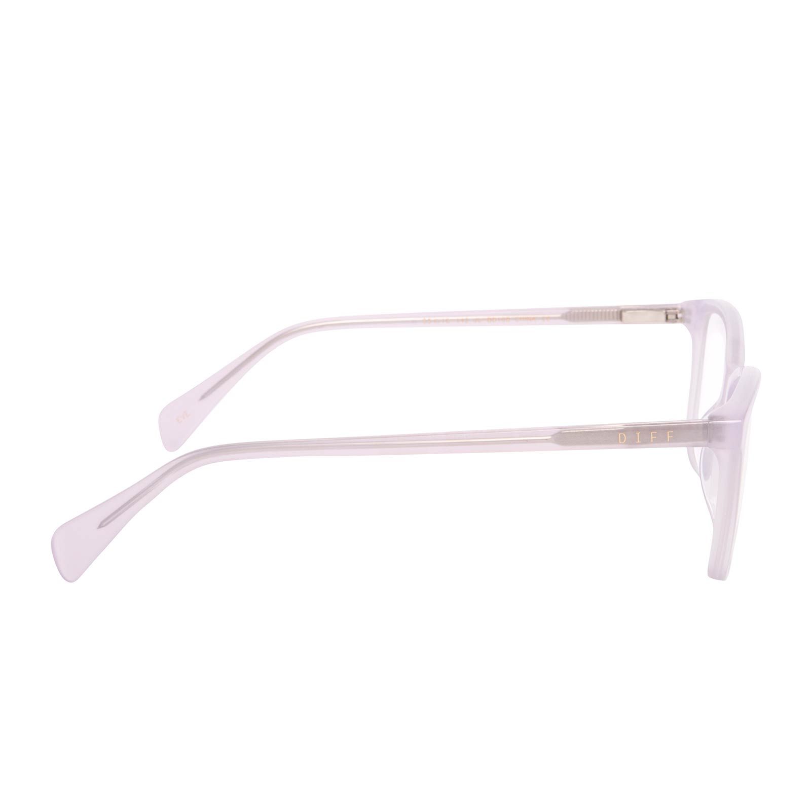 EVE - JADE LILAC + CLEAR GLASSES sold by Diff Eyewear product image thumbnail 3