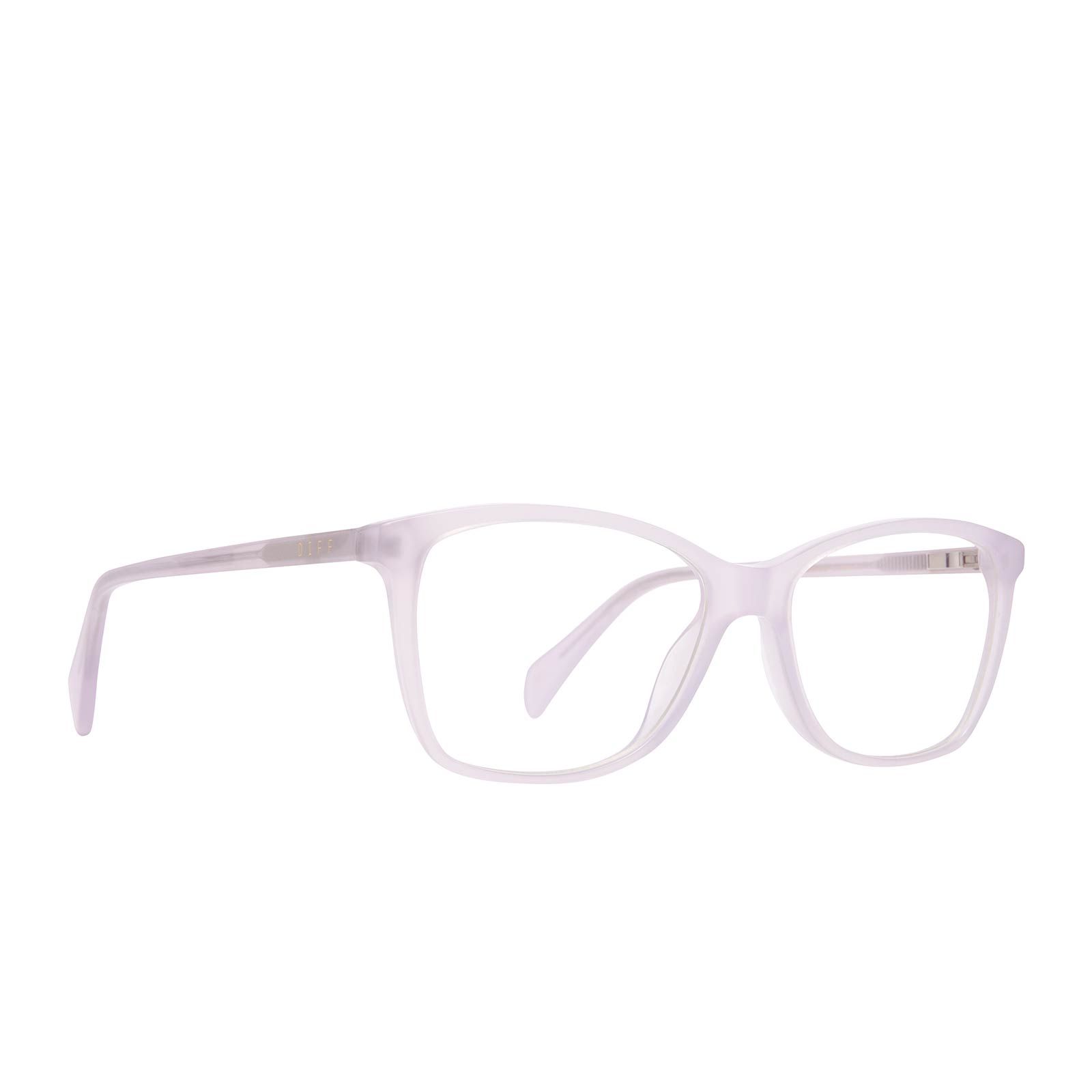 EVE - JADE LILAC + CLEAR GLASSES sold by Diff Eyewear product image thumbnail 2
