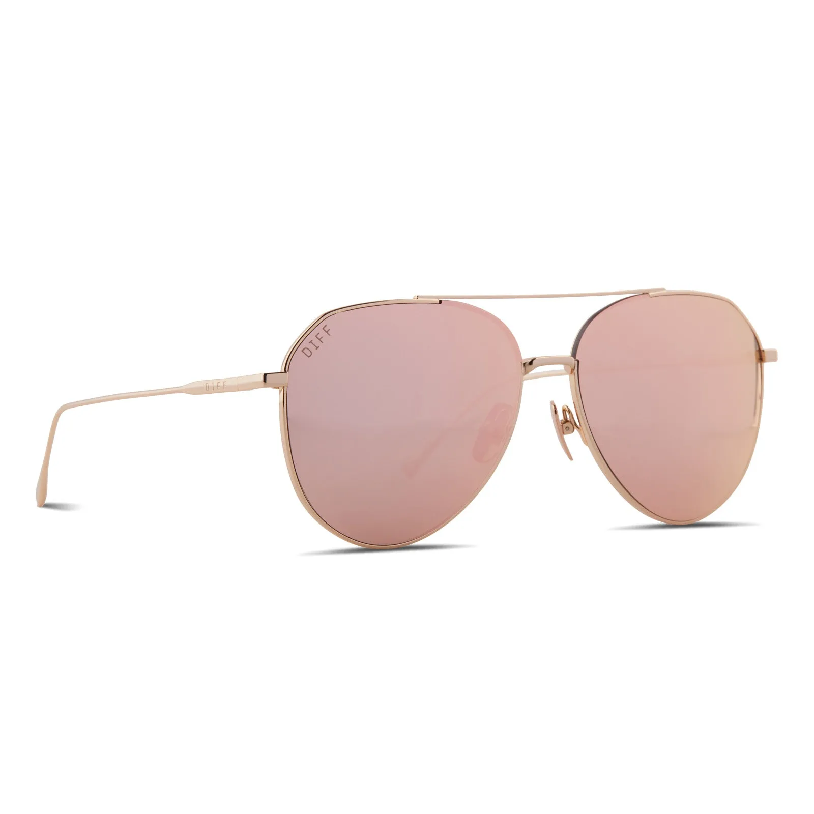 DASH - GOLD + PEACH MIRROR SUNGLASSES sold by Diff Eyewear product image thumbnail 2
