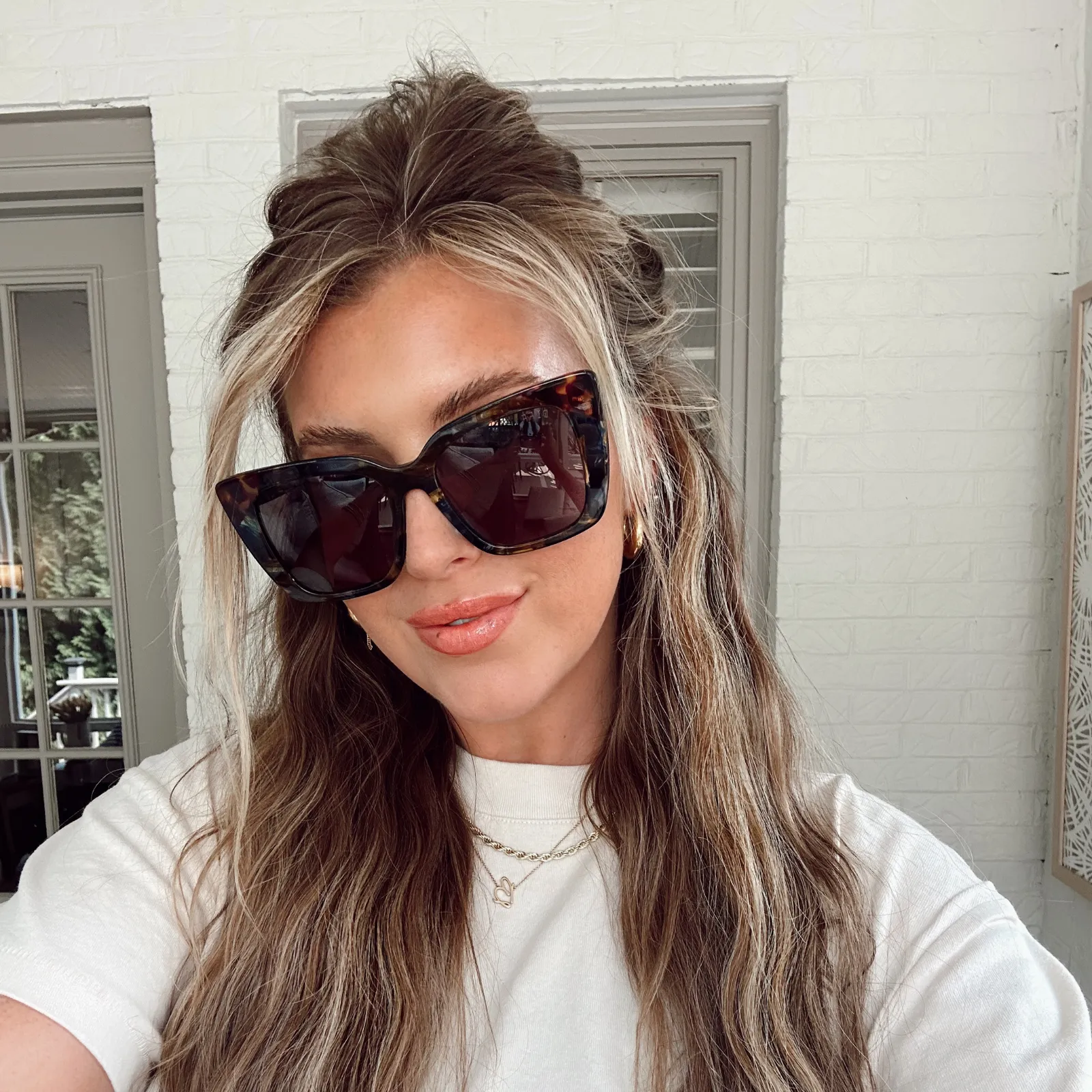 LIZZY - GLACIAL TORTOISE / AMBER TORTOISE + GREY SUNGLASSES sold by Diff Eyewear product image thumbnail 5