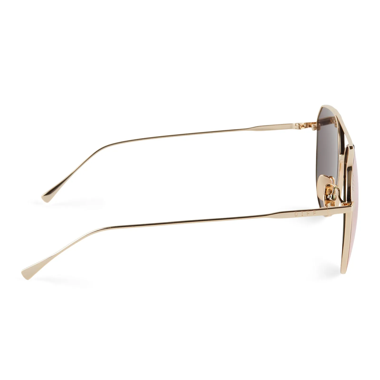 DASH - GOLD + PEACH MIRROR SUNGLASSES sold by Diff Eyewear product image thumbnail 3