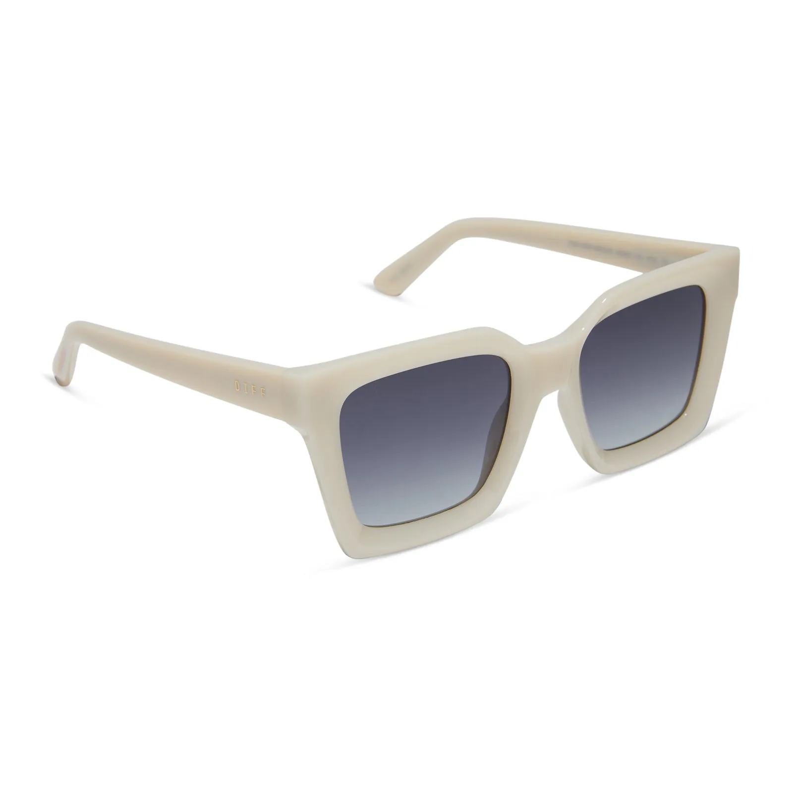 MADI NELSON - THE NAVY + MERINGUE + GREY GRADIENT + POLARIZED SUNGLASSES sold by Diff Eyewear product image thumbnail 2