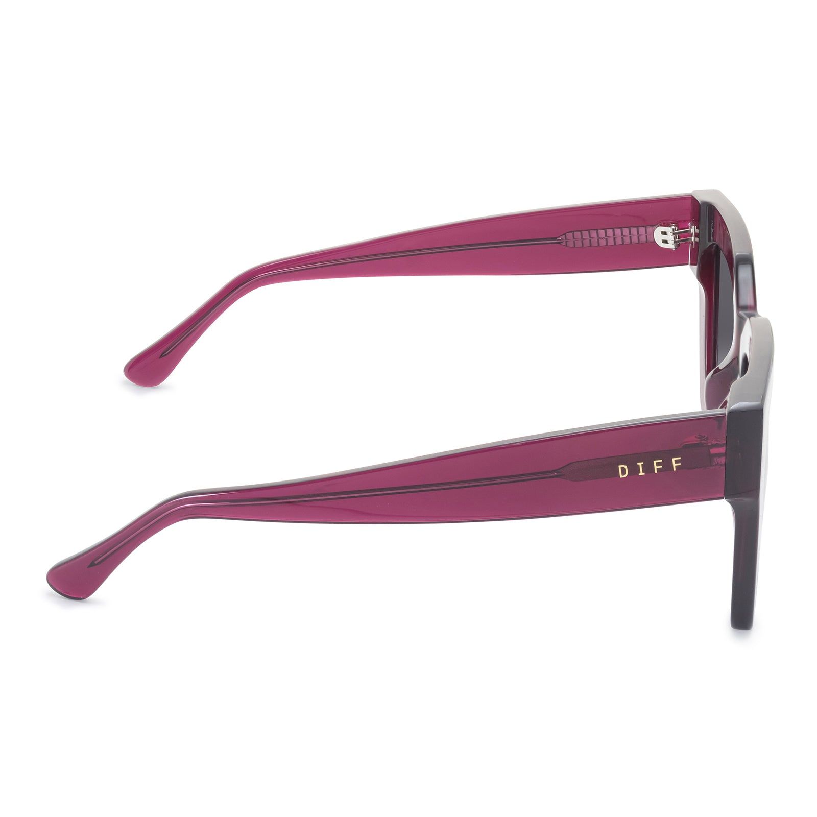 DANI - UMBRIA CRYSTAL + GREY + POLARIZED SUNGLASSES sold by Diff Eyewear product image thumbnail 4