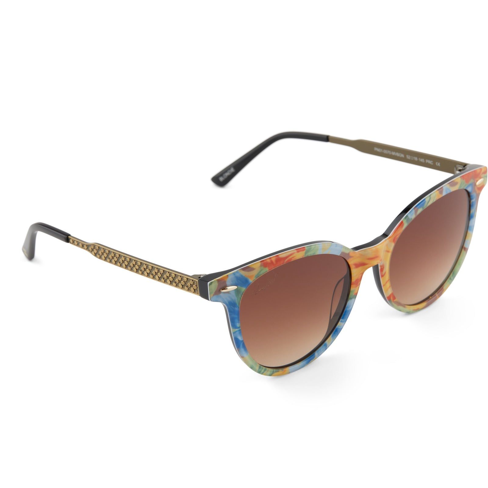 PATRICIA NASH - BLONDIE + MARIGOLD HARVEST + BROWN GRADIENT SUNGLASSES sold by Diff Eyewear product image thumbnail 4