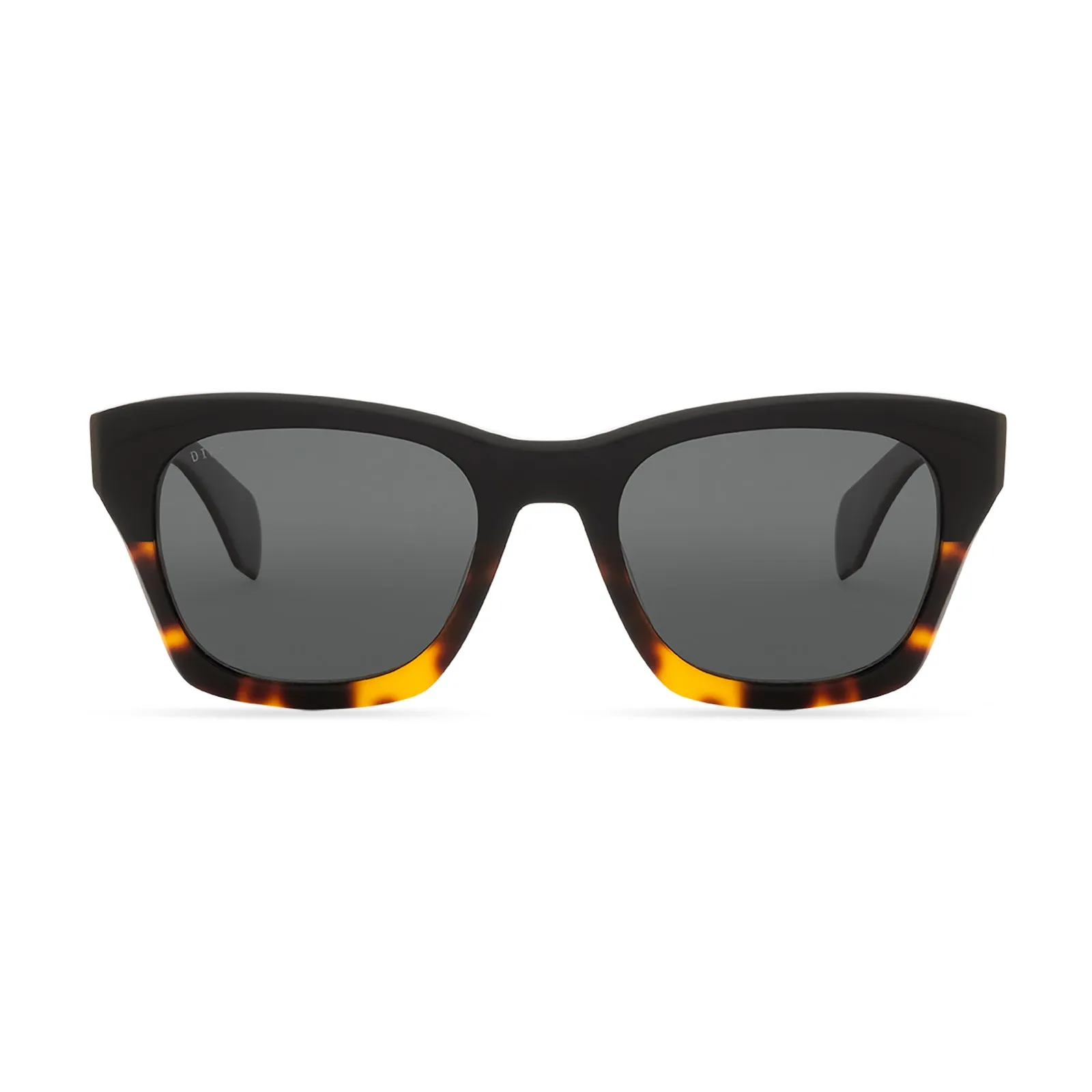 DEAN - BLACK TORTOISE + GREY POLARIZED SUNGLASSES sold by Diff Eyewear