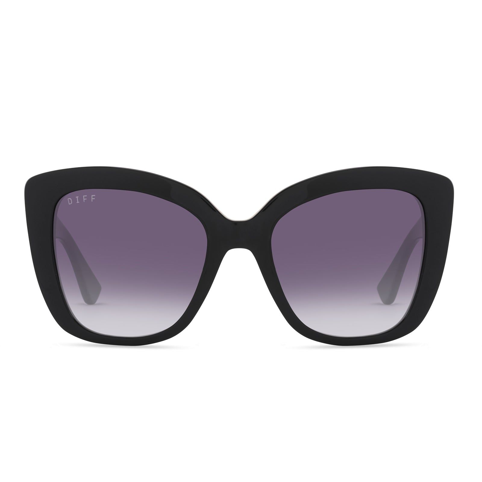 AURORA - BLACK + GREY GRADIENT SUNGLASSES sold by Diff Eyewear