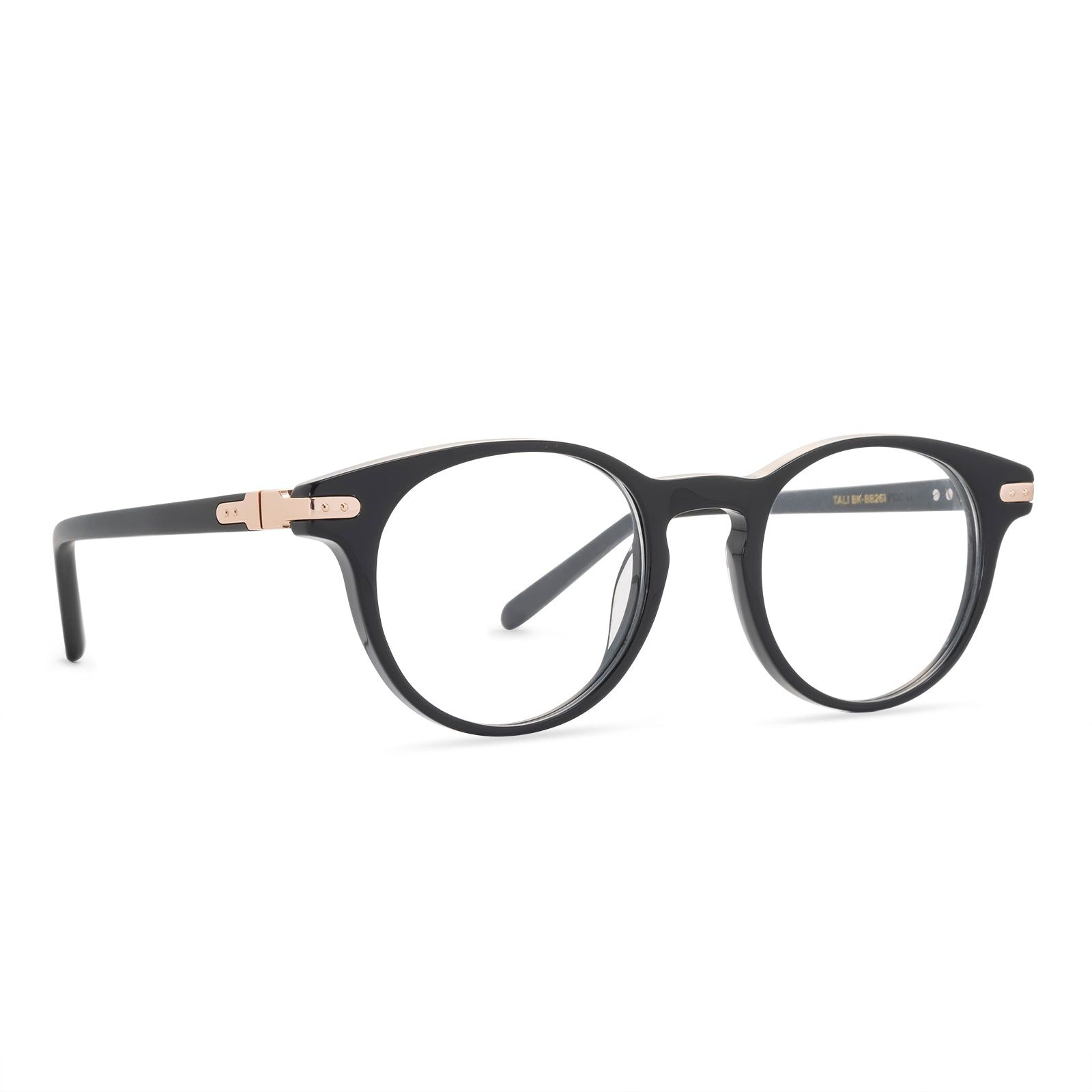TALI - BLACK + CLEAR GLASSES sold by Diff Eyewear product image thumbnail 2