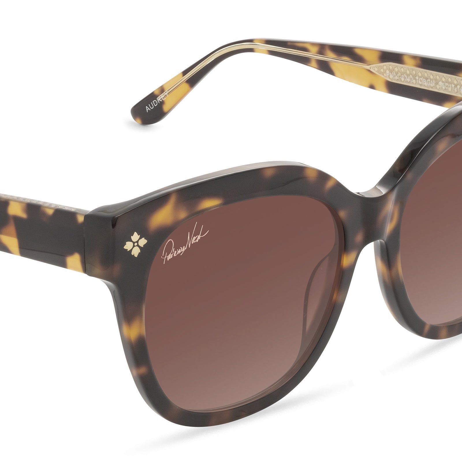 PATRICIA NASH - AUDREY + TORTOISE + BROWN GRADIENT SUNGLASSES sold by Diff Eyewear product image thumbnail 4