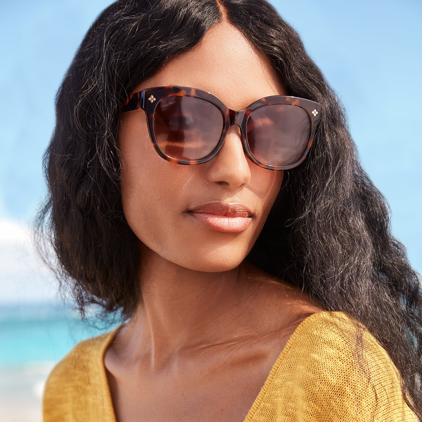 PATRICIA NASH - AUDREY + TORTOISE + BROWN GRADIENT SUNGLASSES sold by Diff Eyewear product image thumbnail 5