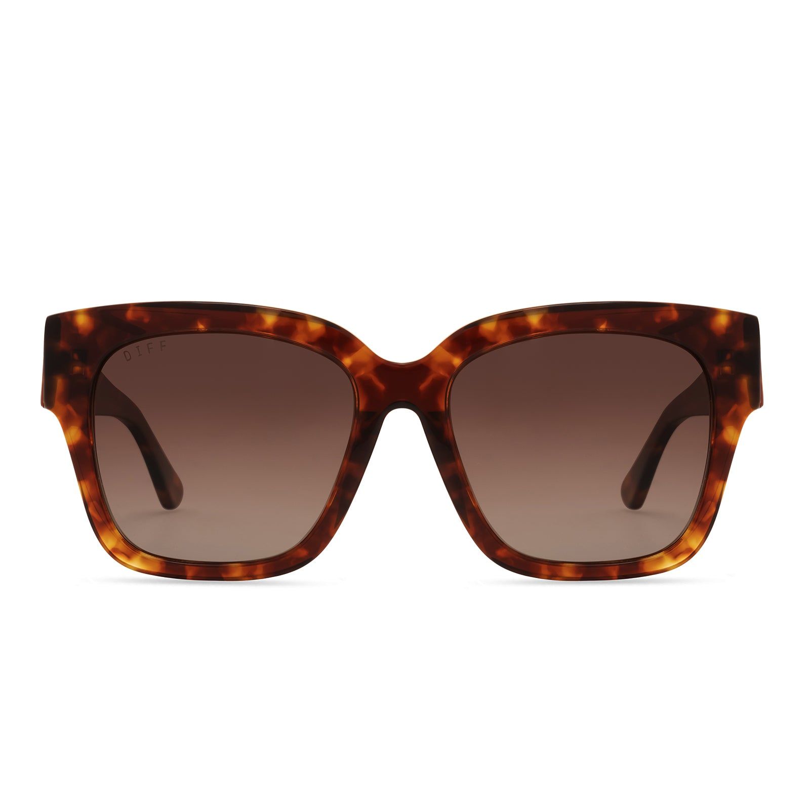 BELLA II - AMBER TORTOISE + BROWN GRADIENT SUNGLASSES sold by Diff Eyewear