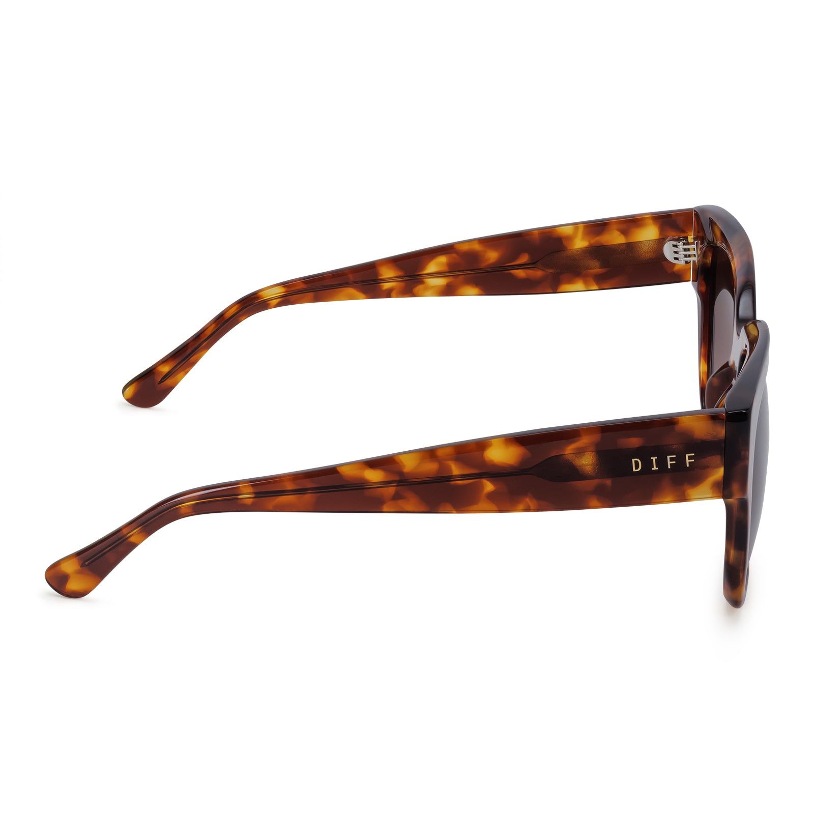 BELLA II - AMBER TORTOISE + BROWN GRADIENT SUNGLASSES sold by Diff Eyewear product image thumbnail 4