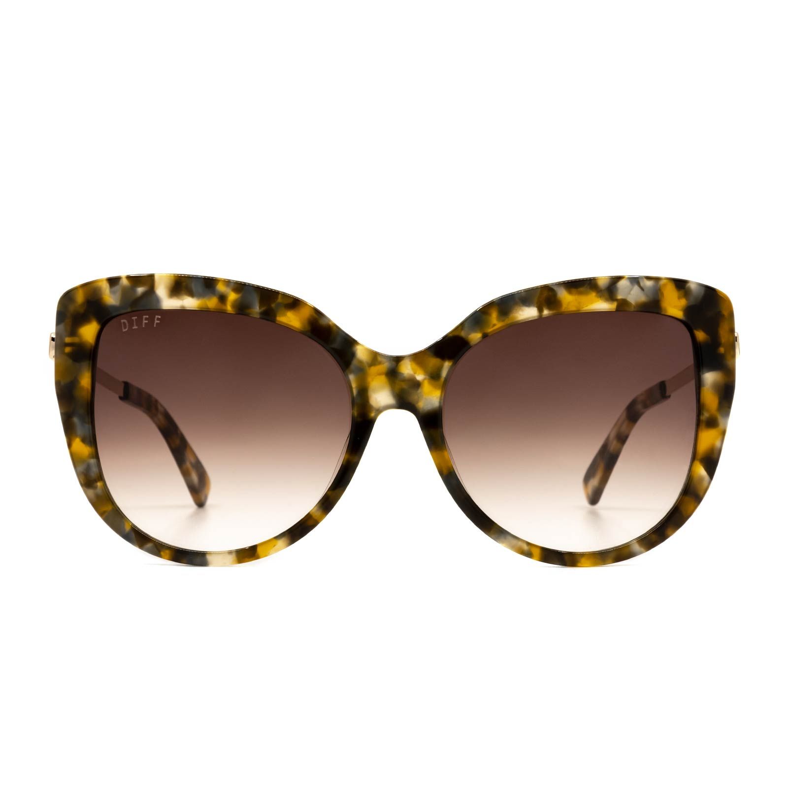 AVERY - SEA TORTOISE + BROWN GRADIENT SUNGLASSES sold by Diff Eyewear