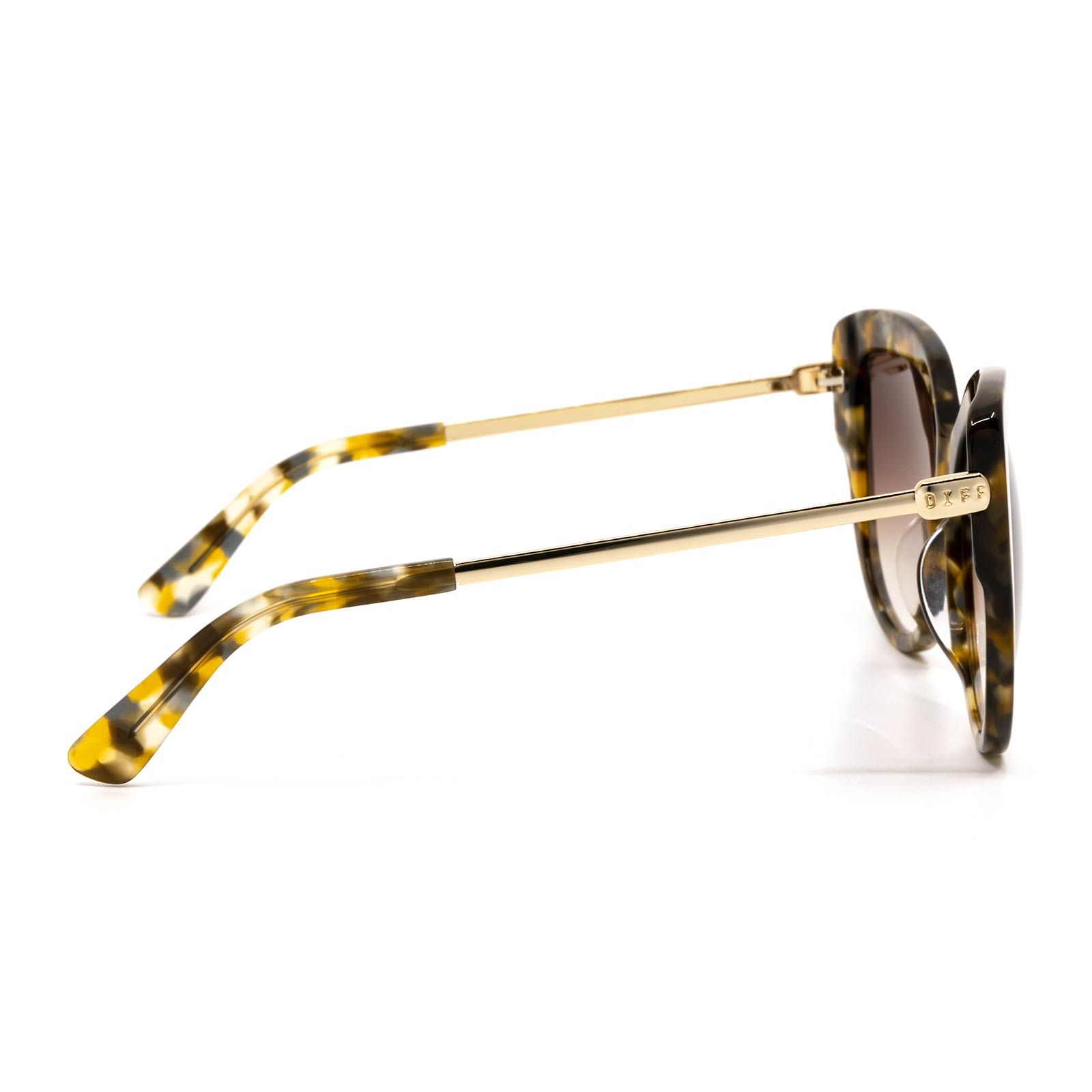 AVERY - SEA TORTOISE + BROWN GRADIENT SUNGLASSES sold by Diff Eyewear product image thumbnail 3