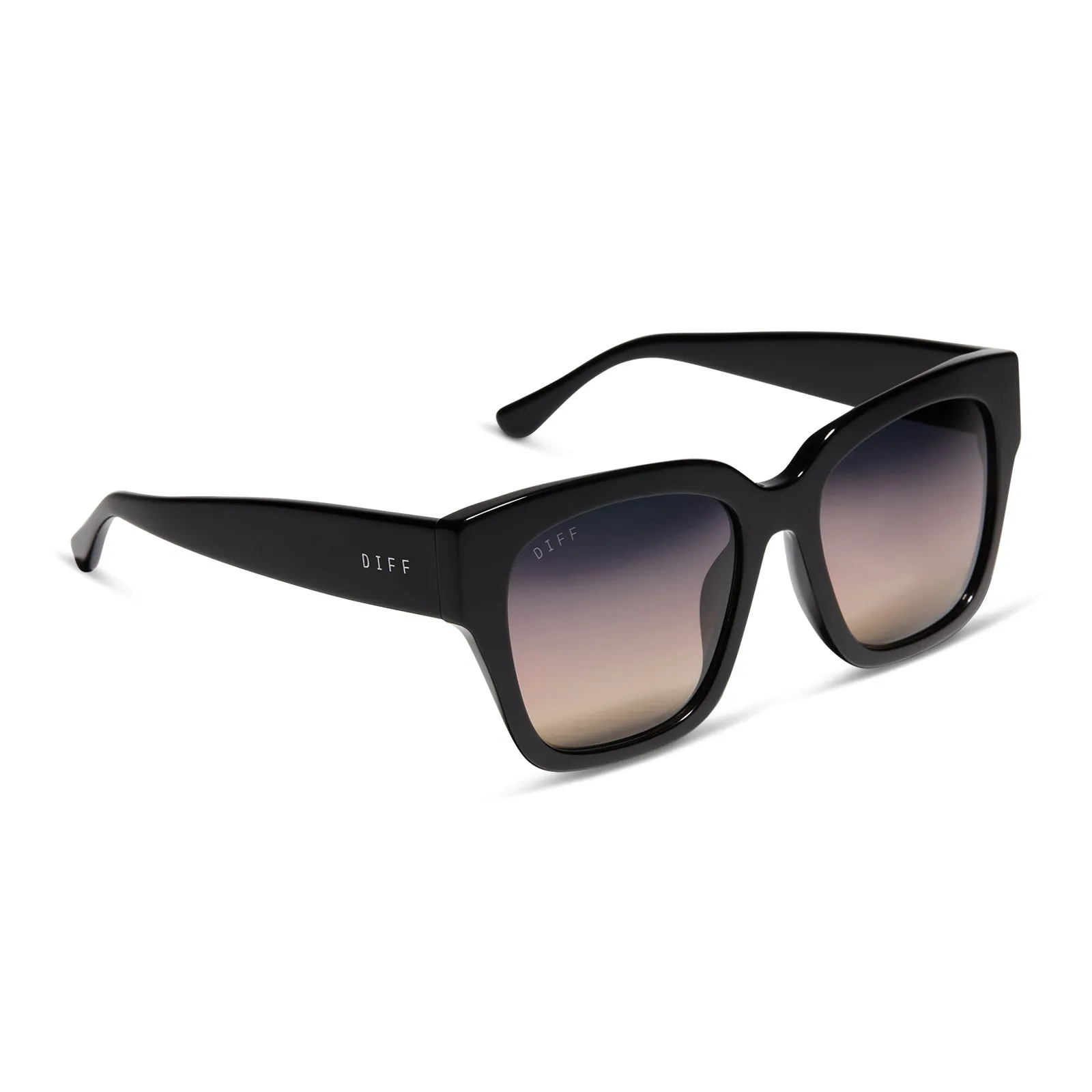 BELLA II - BLACK + TWILIGHT GRADIENT + POLARIZED SUNGLASSES sold by Diff Eyewear product image thumbnail 2