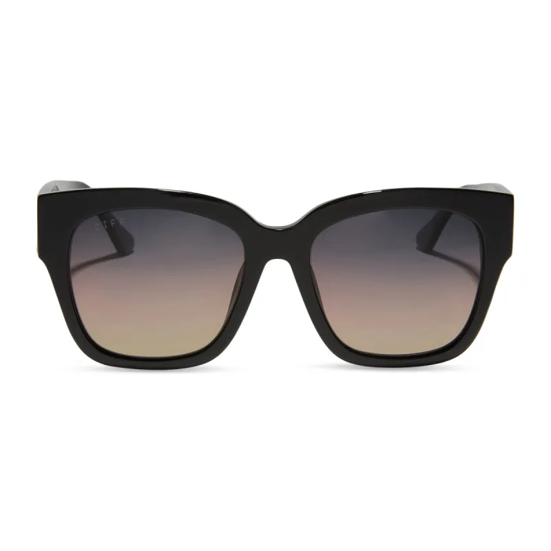 BELLA II - BLACK + TWILIGHT GRADIENT + POLARIZED SUNGLASSES sold by Diff Eyewear