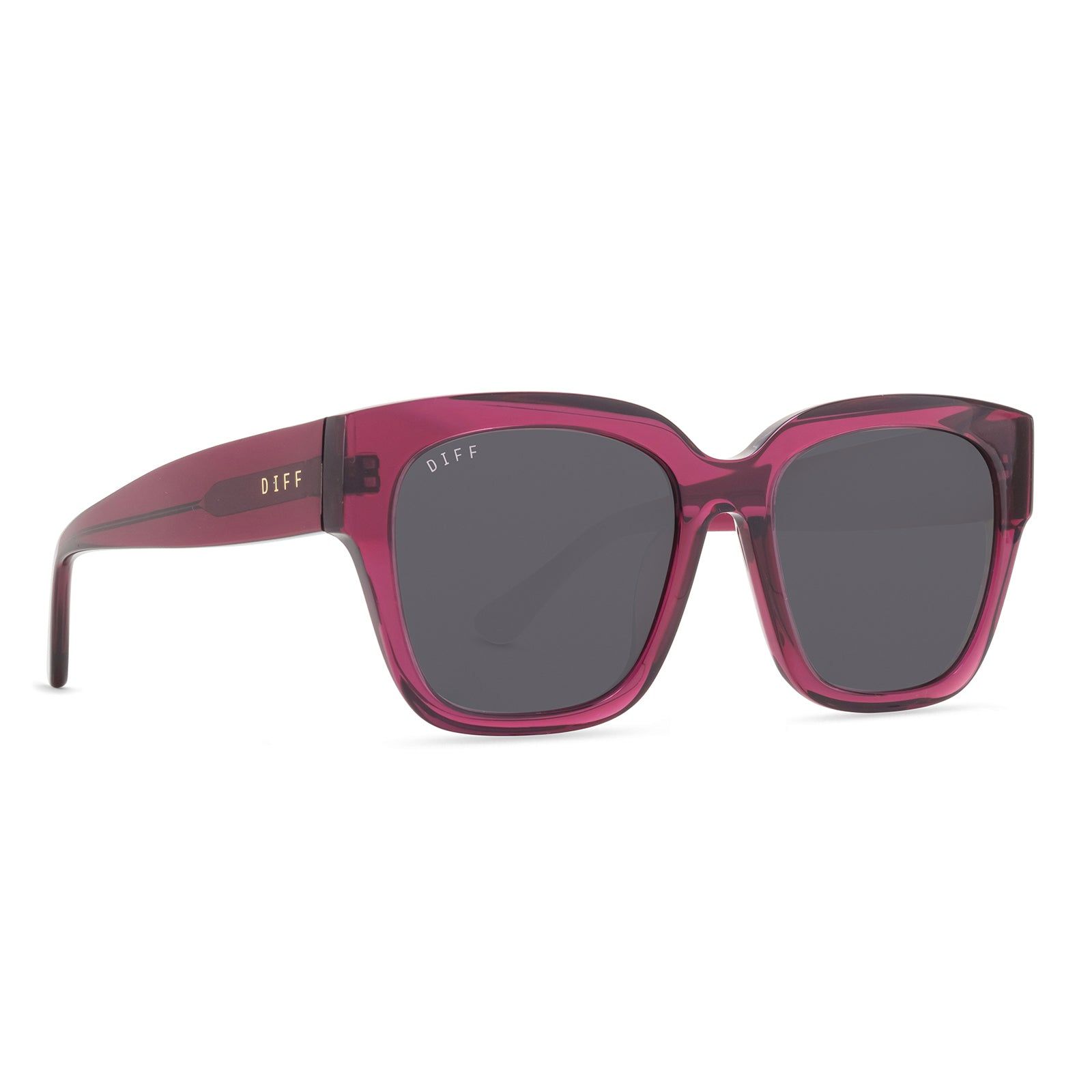 BELLA II - UMBRIA CRYSTAL + GREY + POLARIZED SUNGLASSES sold by Diff Eyewear product image thumbnail 2
