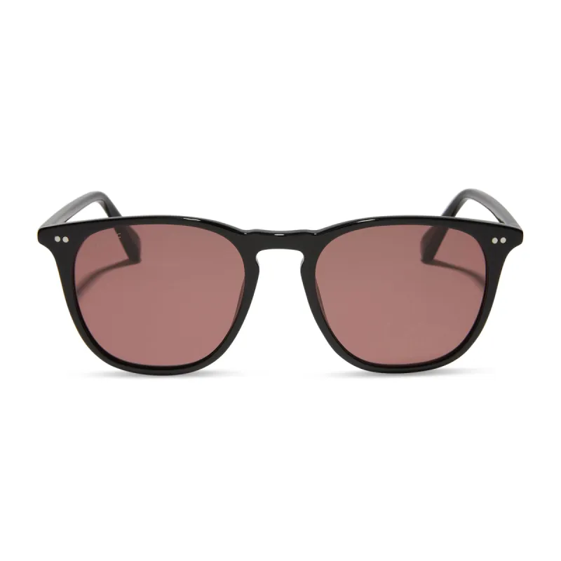 MAXWELL XL - BLACK + MAUVE + POLARIZED SUNGLASSES sold by Diff Eyewear
