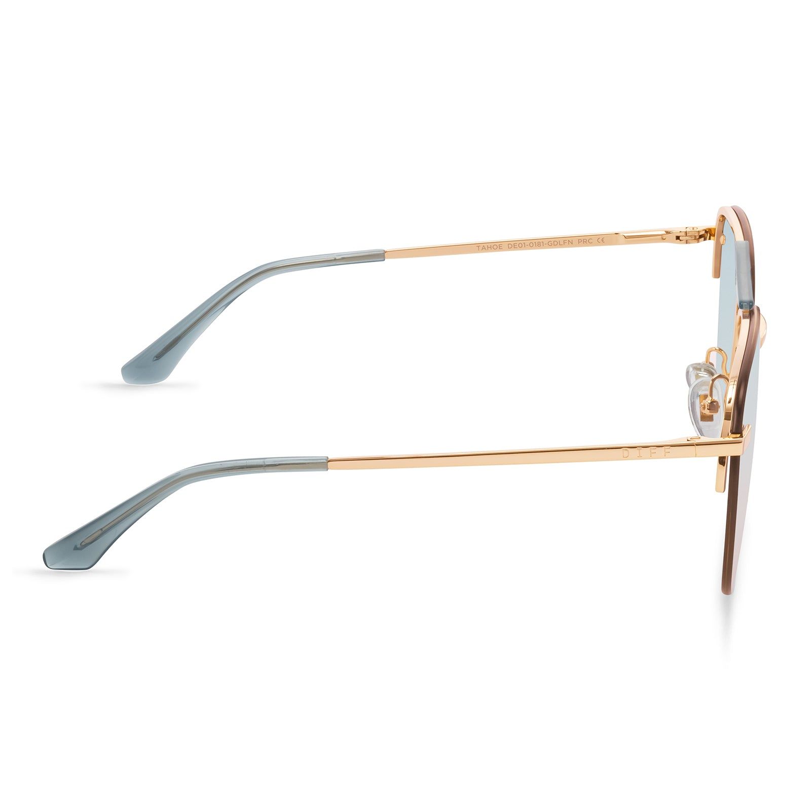 TAHOE - GOLD + BLUE TO LAVENDER FLASH SUNGLASSES sold by Diff Eyewear product image thumbnail 3