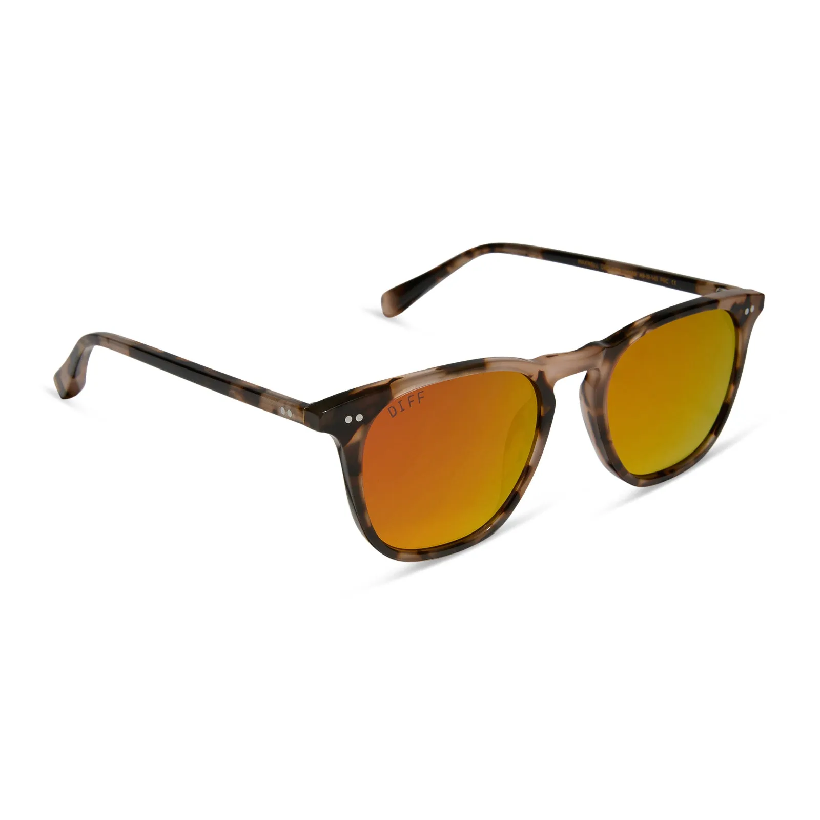 MAXWELL - HIMALAYAN TORTOISE + SUNSET MIRROR SUNGLASSES sold by Diff Eyewear product image thumbnail 2