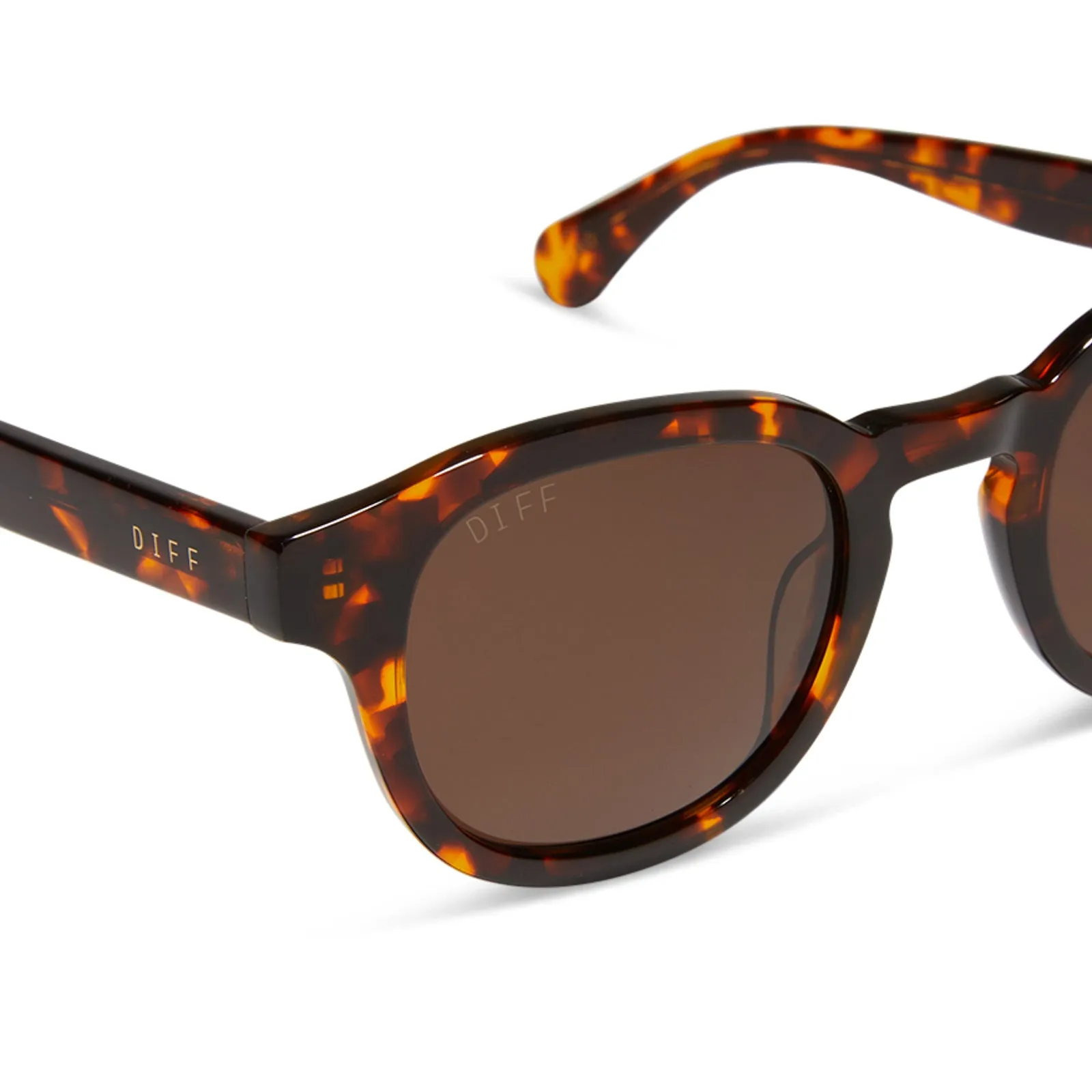 ARLO - RICH TORTOISE + BROWN + POLARIZED SUNGLASSES sold by Diff Eyewear product image thumbnail 4