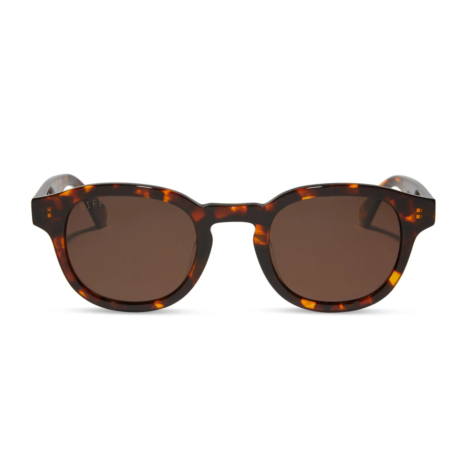 ARLO - RICH TORTOISE + BROWN + POLARIZED SUNGLASSES sold by Diff Eyewear