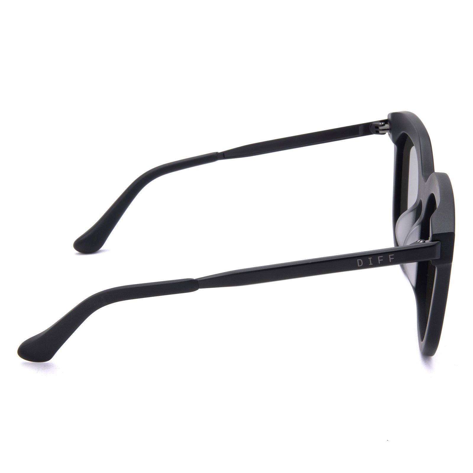 GIA II - MATTE BLACK + PURPLE MIRROR SUNGLASSES sold by Diff Eyewear product image thumbnail 4