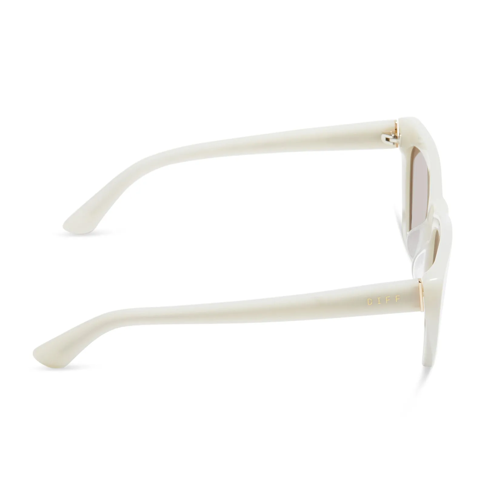 CAMILA - MERINGUE + BROWN SUNGLASSES sold by Diff Eyewear product image thumbnail 3