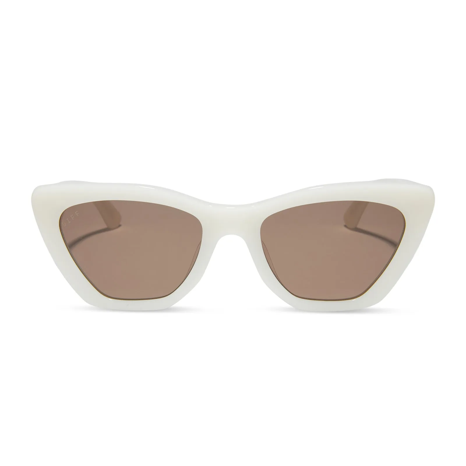 CAMILA - MERINGUE + BROWN SUNGLASSES sold by Diff Eyewear