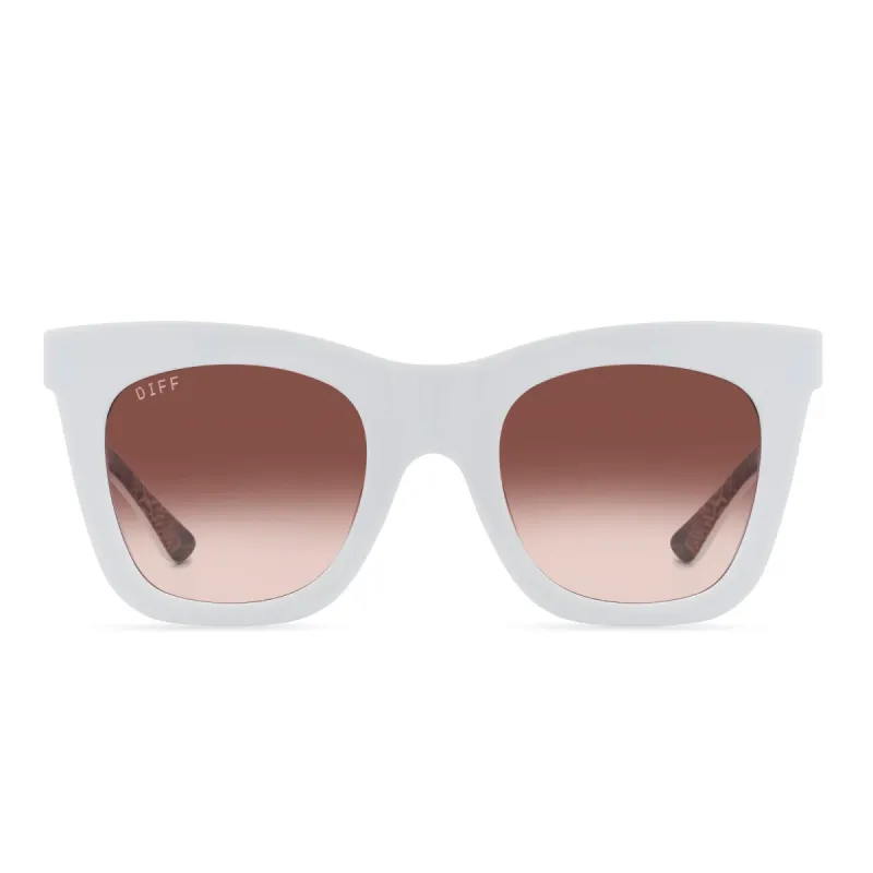 KAIA - SEA SNAKE + BROWN GRADIENT SUNGLASSES sold by Diff Eyewear