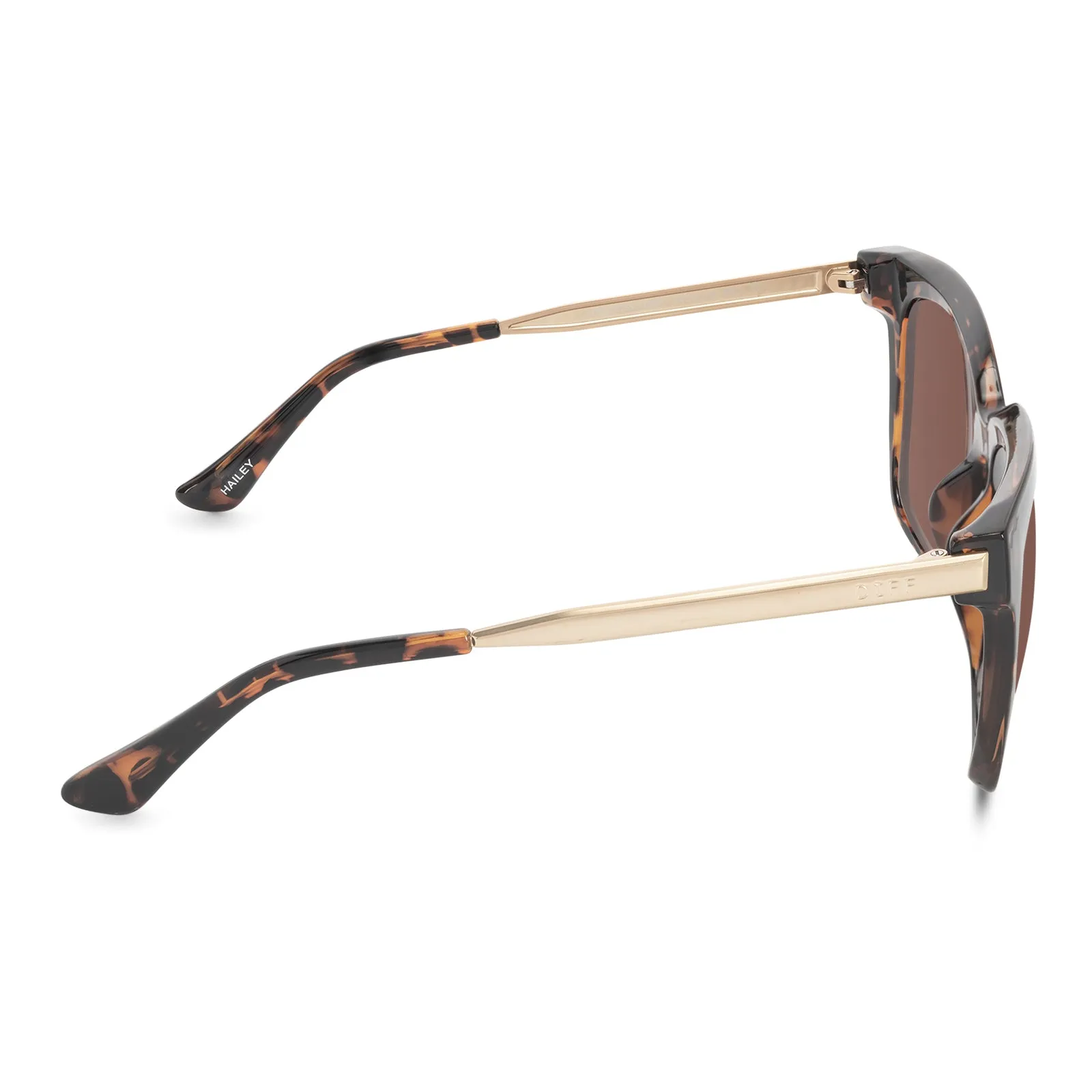 HAILEY - DARK TORTOISE + BROWN GRADIENT SUNGLASSES sold by Diff Eyewear product image thumbnail 2