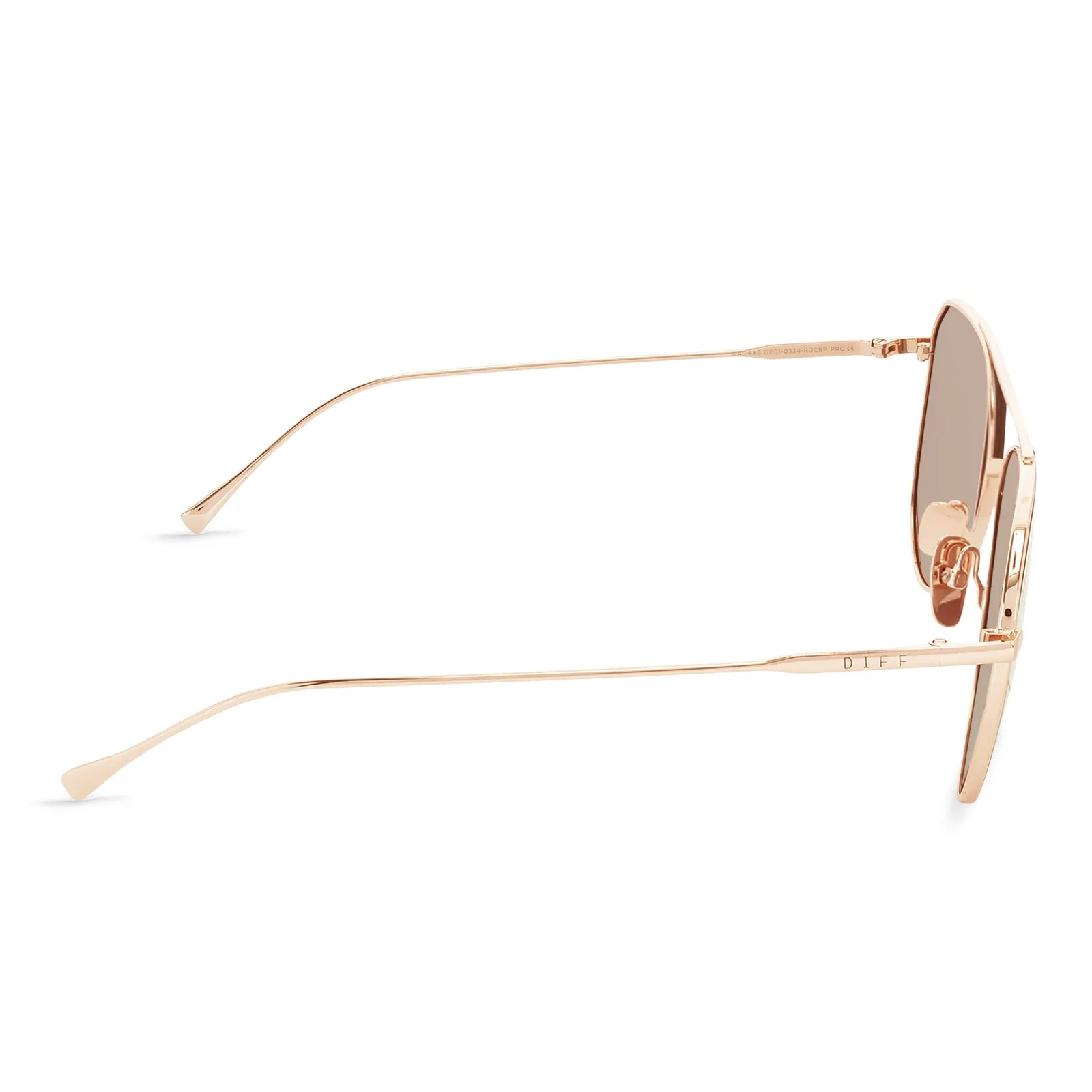 DASH XS - ROSE GOLD + CHERRY BLOSSOM MIRROR + POLARIZED SUNGLASSES sold by Diff Eyewear product image thumbnail 4