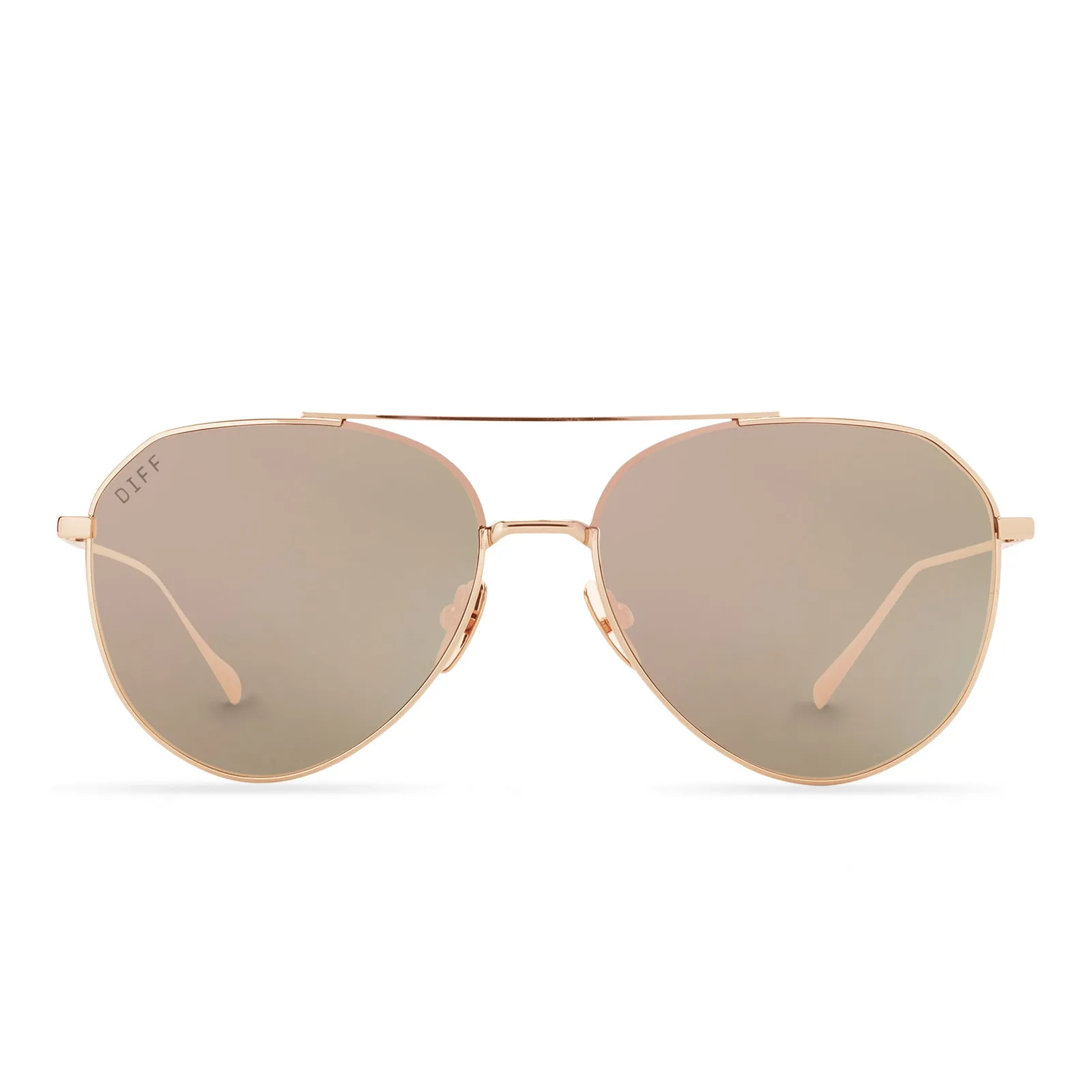 DASH XS - ROSE GOLD + CHERRY BLOSSOM MIRROR + POLARIZED SUNGLASSES sold by Diff Eyewear