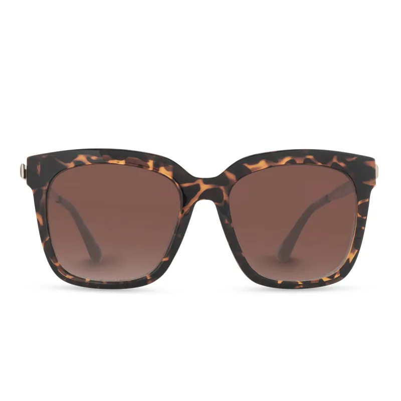 HAILEY - DARK TORTOISE + BROWN GRADIENT SUNGLASSES sold by Diff Eyewear