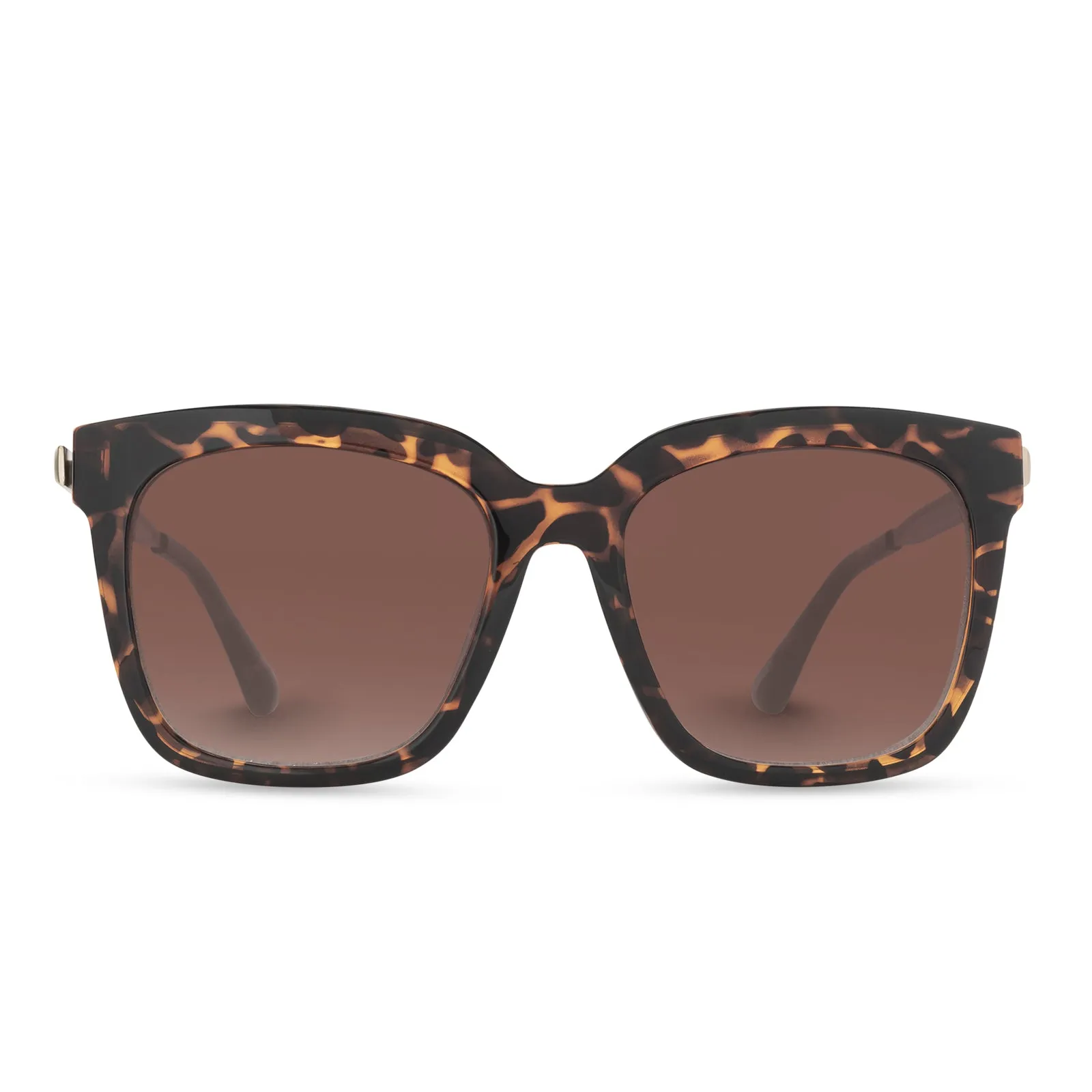 HAILEY - DARK TORTOISE + BROWN GRADIENT SUNGLASSES sold by Diff Eyewear