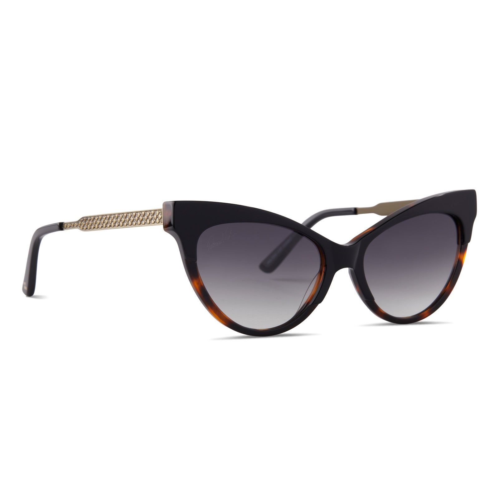 PATRICIA NASH -MONROE + BLACK TORTOISE + GREY GRADIENT SUNGLASSES sold by Diff Eyewear product image thumbnail 2