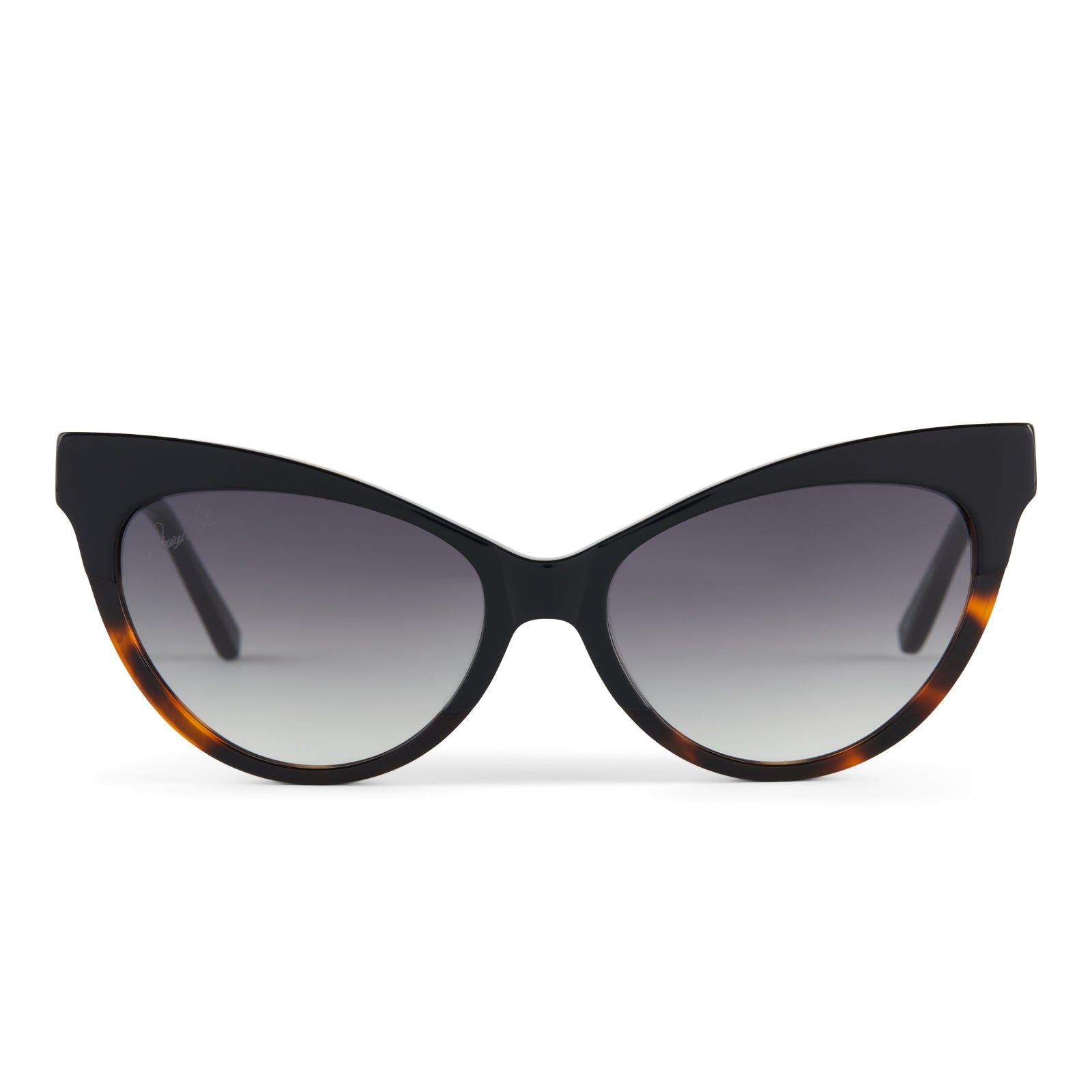 PATRICIA NASH -MONROE + BLACK TORTOISE + GREY GRADIENT SUNGLASSES sold by Diff Eyewear