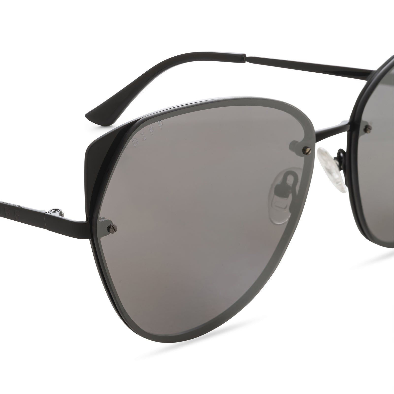 CORA - BLACK + GREY SUNGLASSES sold by Diff Eyewear product image thumbnail 3