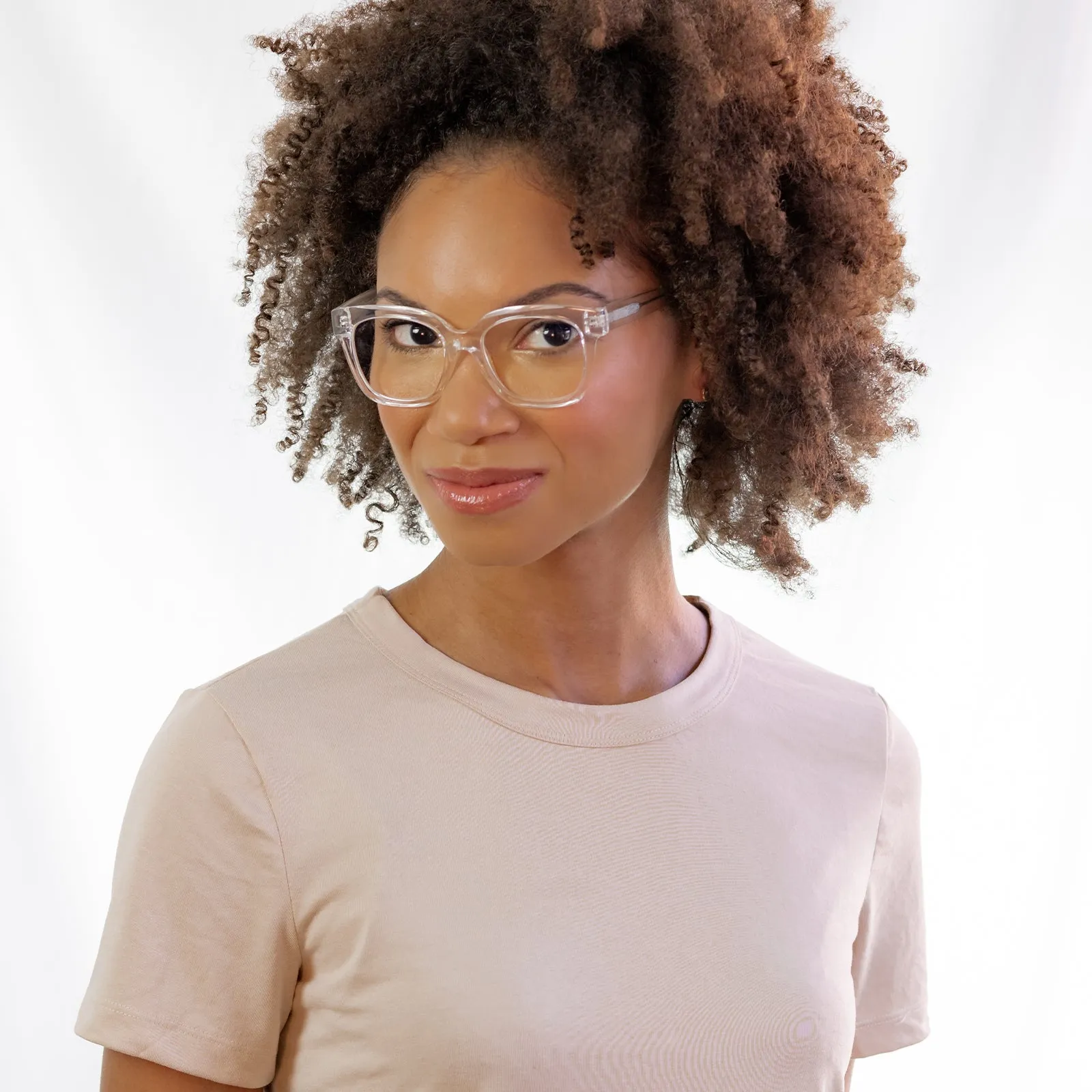 AVA - CLEAR CRYSTAL + BLUE LIGHT READERS sold by Diff Eyewear product image thumbnail 5
