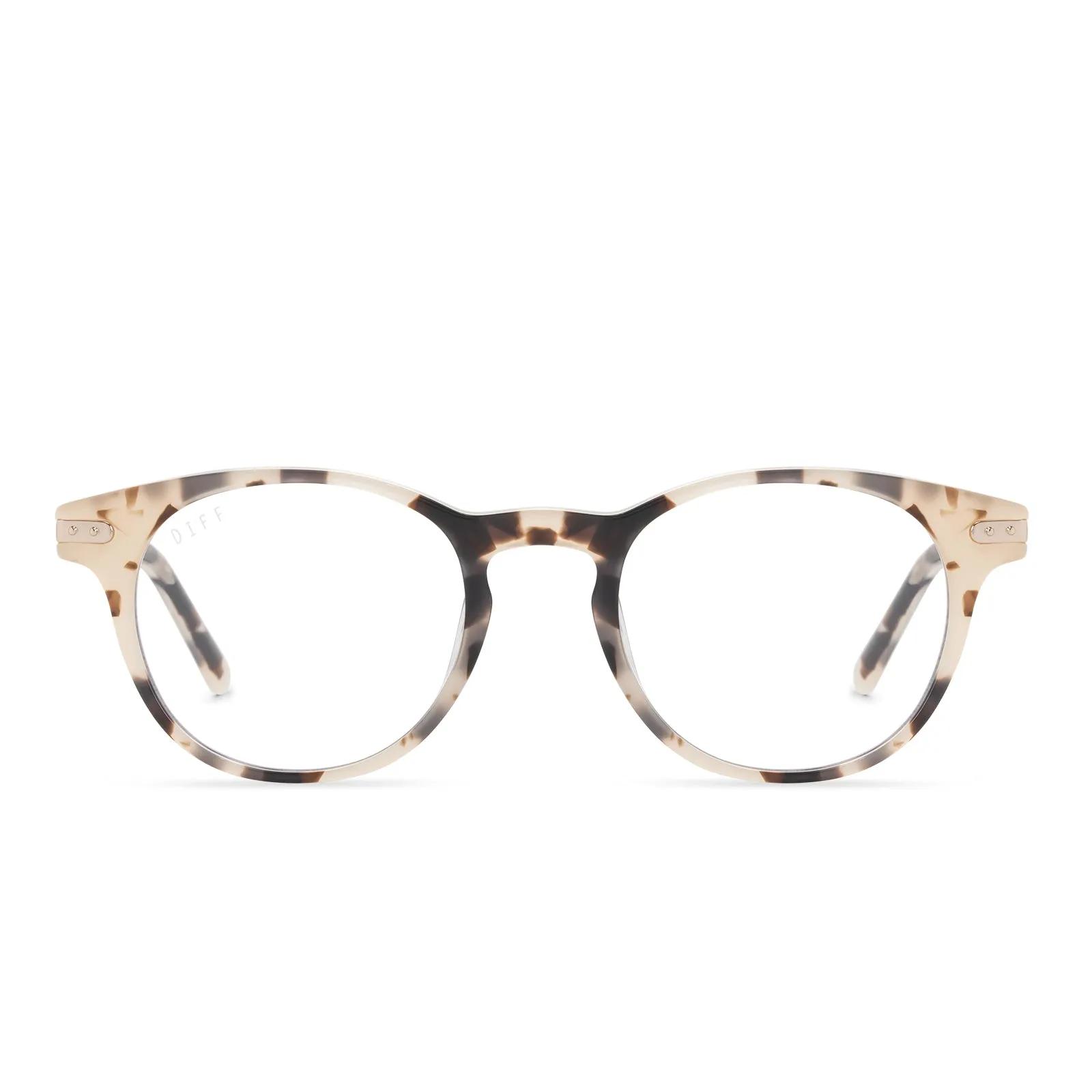 TALI - CREAM TORTOISE + BLUE LIGHT TECHNOLOGY GLASSES sold by Diff Eyewear