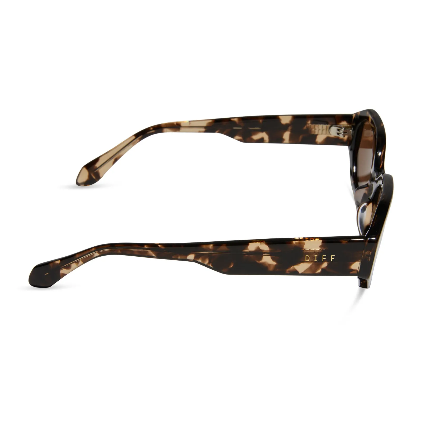 ALLEGRA - ESPRESSO TORTOISE + BROWN + POLARIZED SUNGLASSES sold by Diff Eyewear product image thumbnail 3