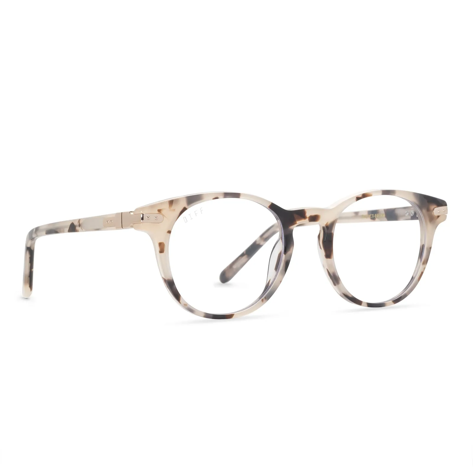 TALI - CREAM TORTOISE + BLUE LIGHT TECHNOLOGY GLASSES sold by Diff Eyewear product image thumbnail 2