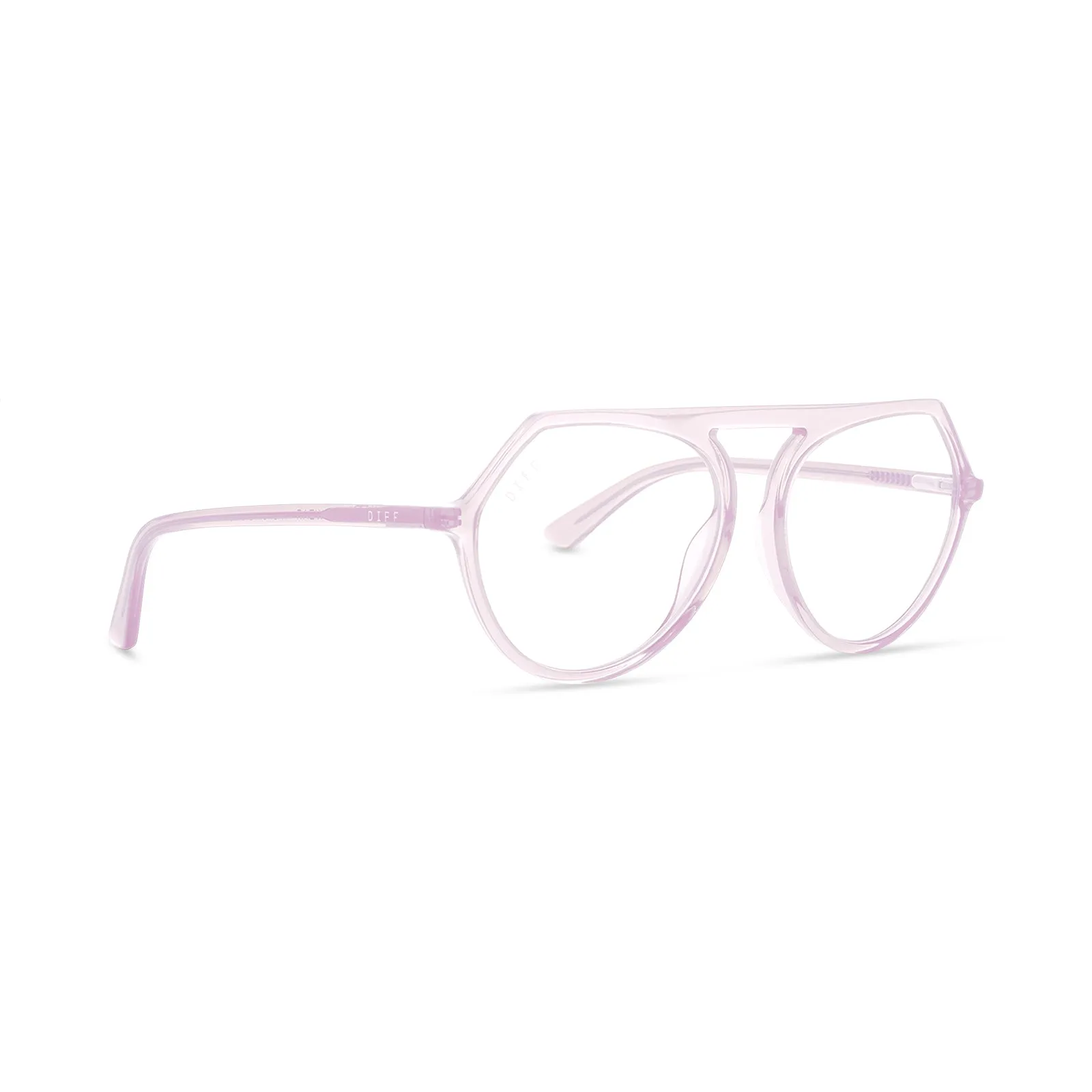 ELLIS - LIGHT PINK CRYSTAL + BLUE LIGHT TECHNOLOGY sold by Diff Eyewear product image thumbnail 2
