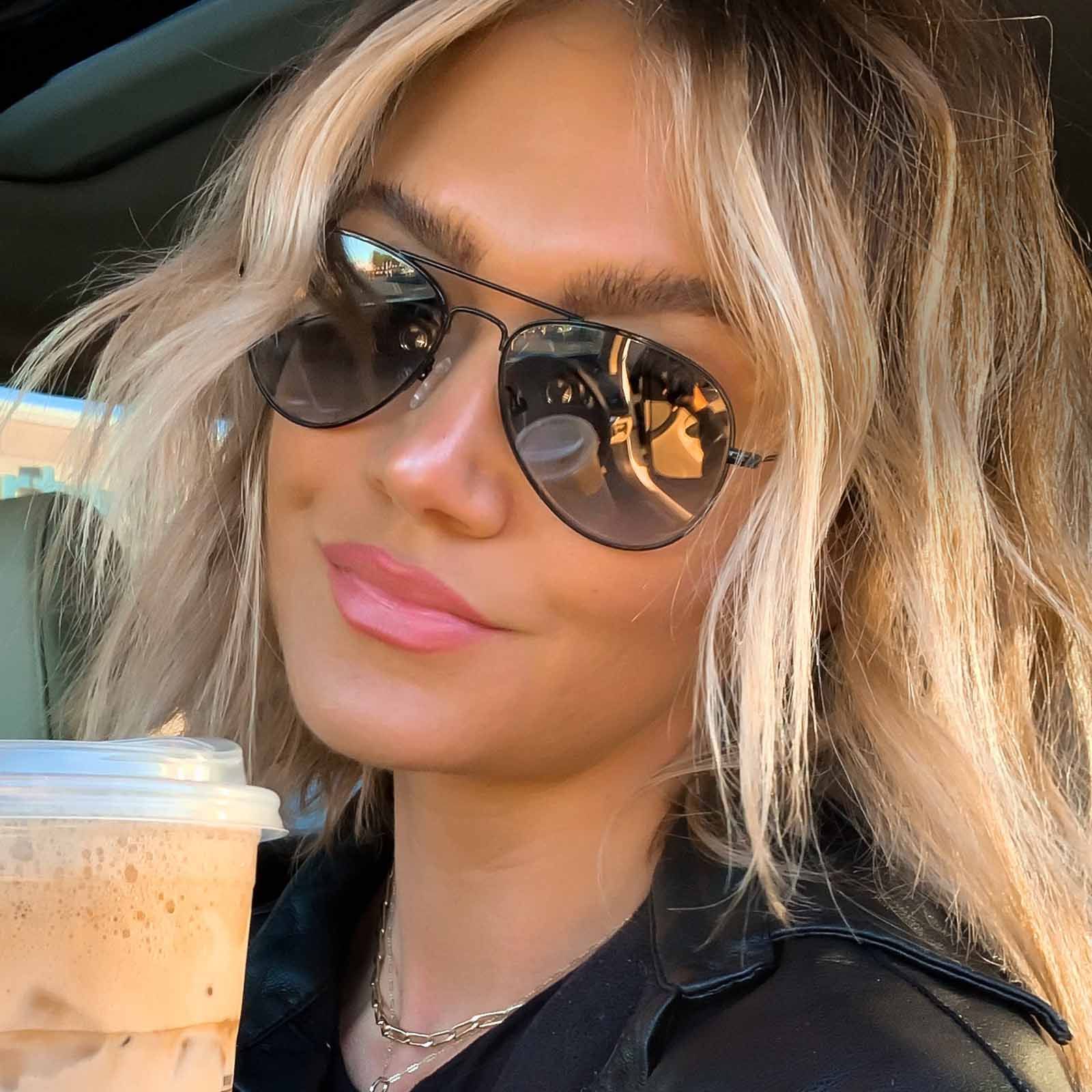 CRUZ XS - BLACK + GREY SUNGLASSES sold by Diff Eyewear product image thumbnail 6