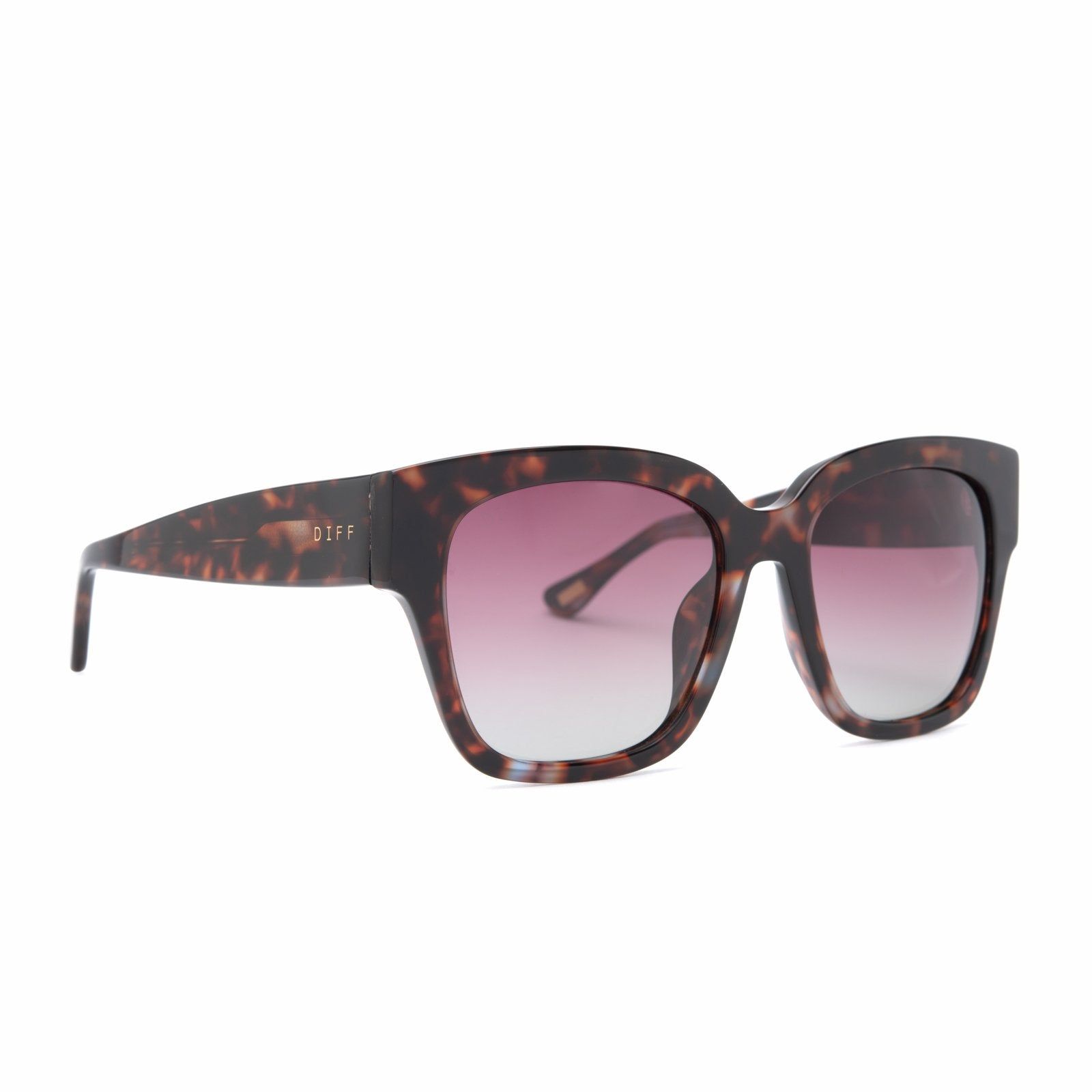BELLA II - WINE TORTOISE + WINE GRADIENT + POLARIZED SUNGLASSES sold by Diff Eyewear product image thumbnail 2