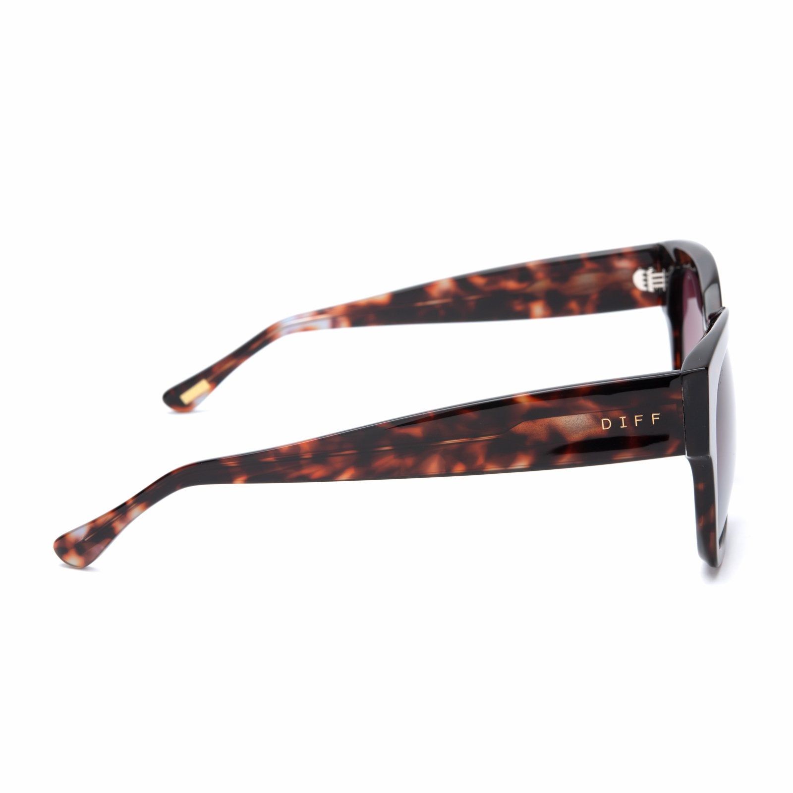 BELLA II - WINE TORTOISE + WINE GRADIENT + POLARIZED SUNGLASSES sold by Diff Eyewear product image thumbnail 3