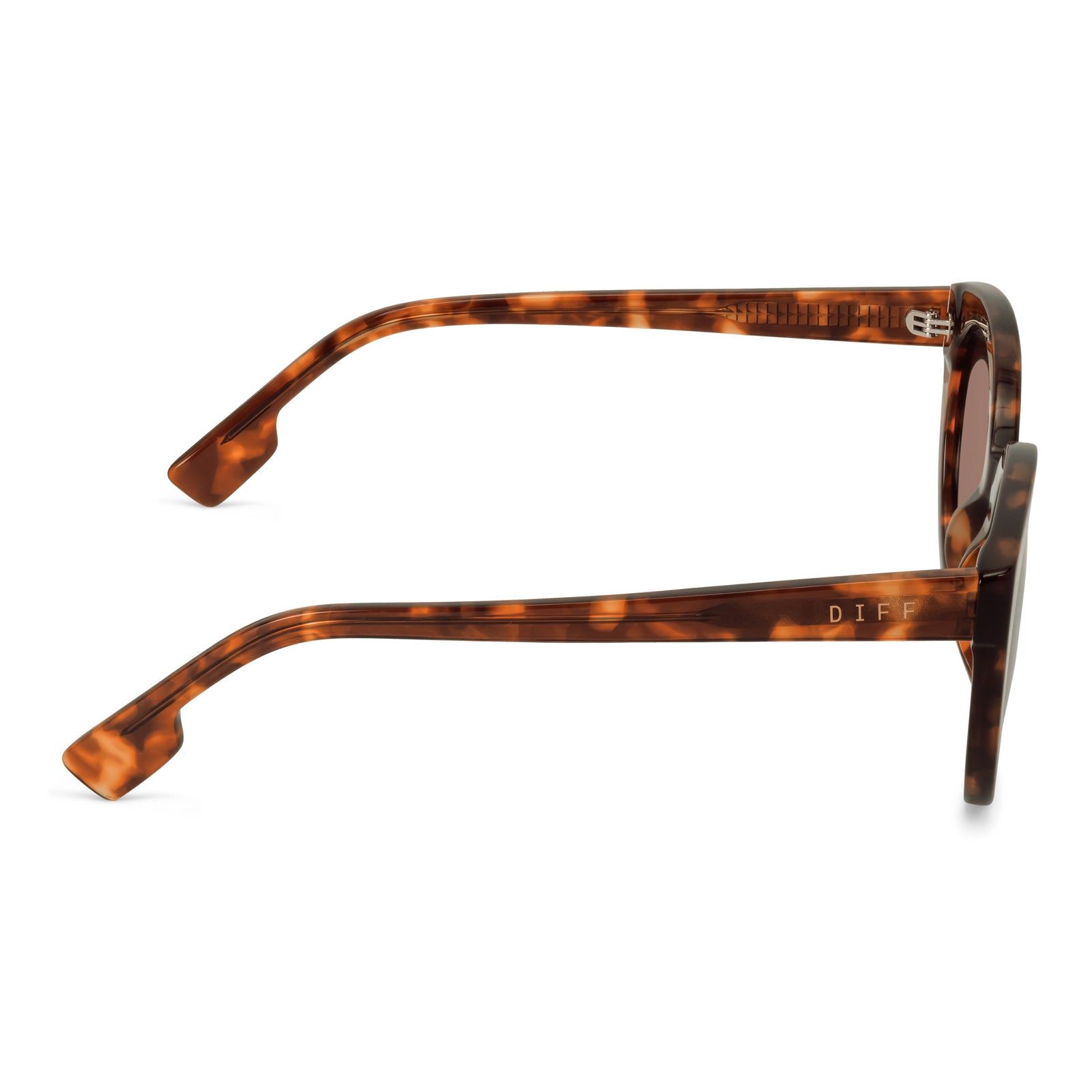 EMMY - AMBER TORTOISE + BROWN GRADIENT + POLARIZED SUNGLASSES sold by Diff Eyewear product image thumbnail 4