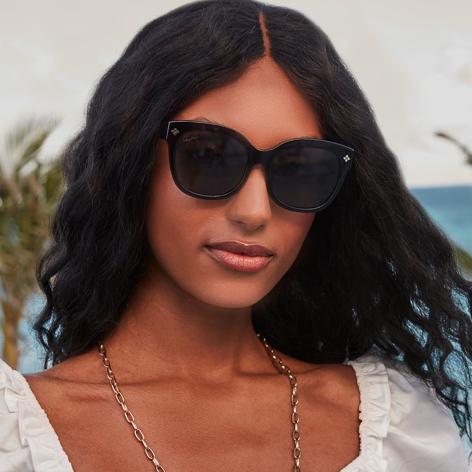 PATRICIA NASH - AUDREY + BLACK + GREY SUNGLASSES sold by Diff Eyewear product image thumbnail 5