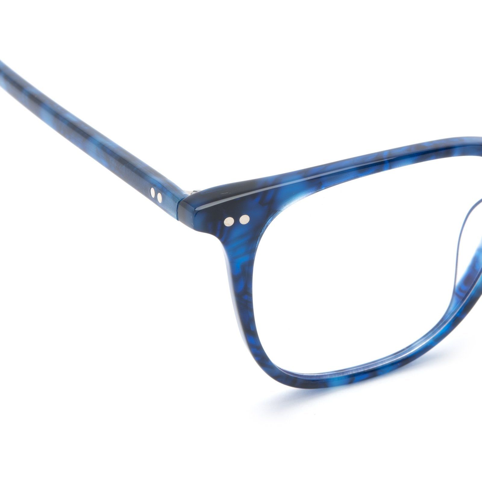 MAXWELL - REGAL BLUE TORTOISE + CLEAR GLASSES sold by Diff Eyewear product image thumbnail 4