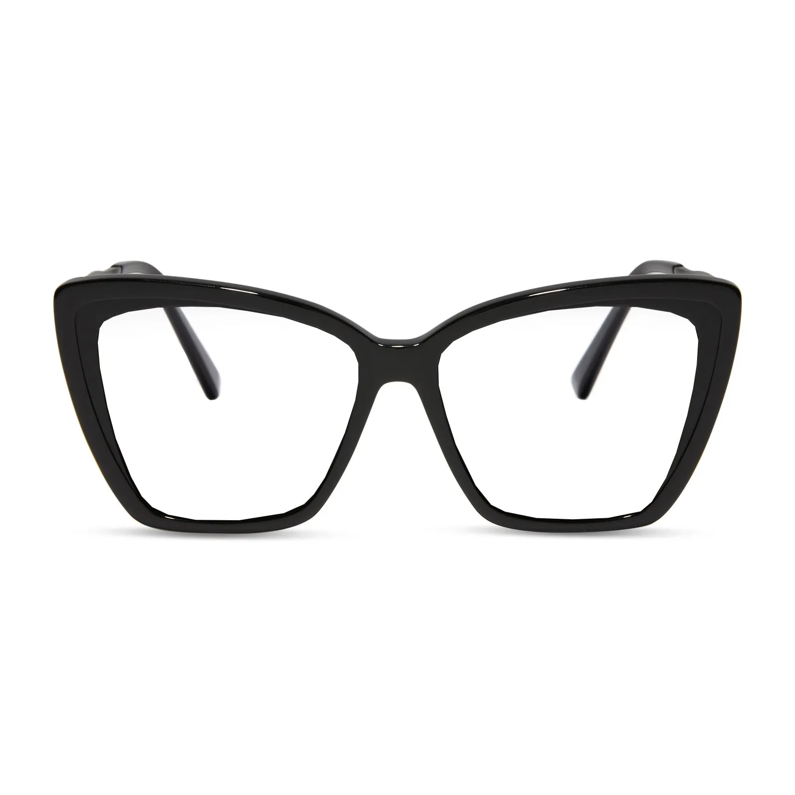 BECKY II - BLACK + GLASSES sold by Diff Eyewear