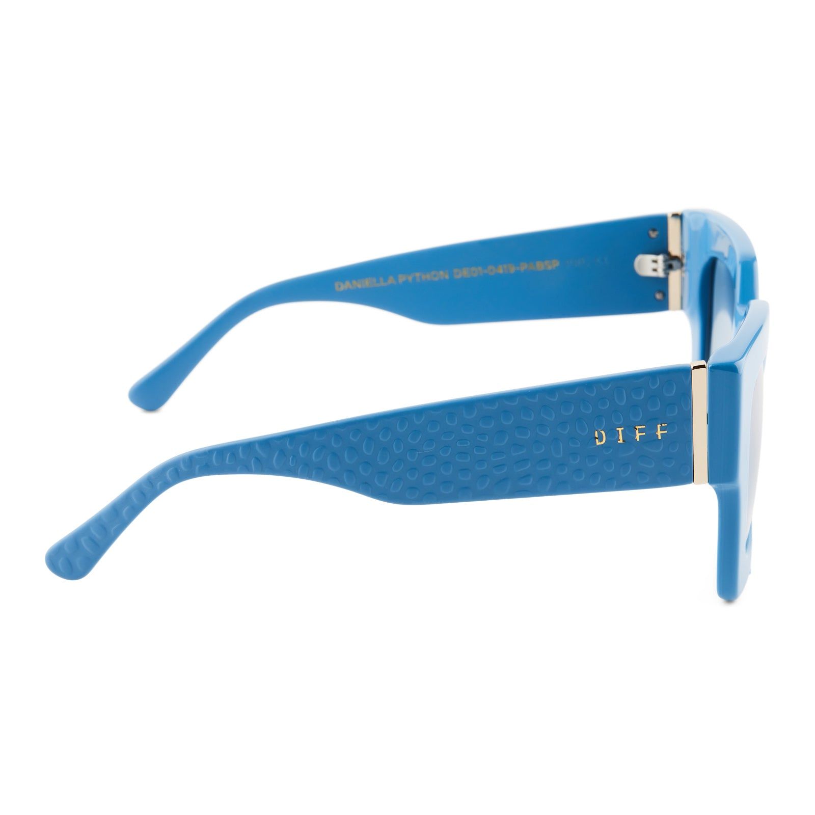 DANIELLA PYTHON - PALISADES BLUE + BLUE GRADIENT FLASH POLARIZED SUNGLASSES sold by Diff Eyewear product image thumbnail 4